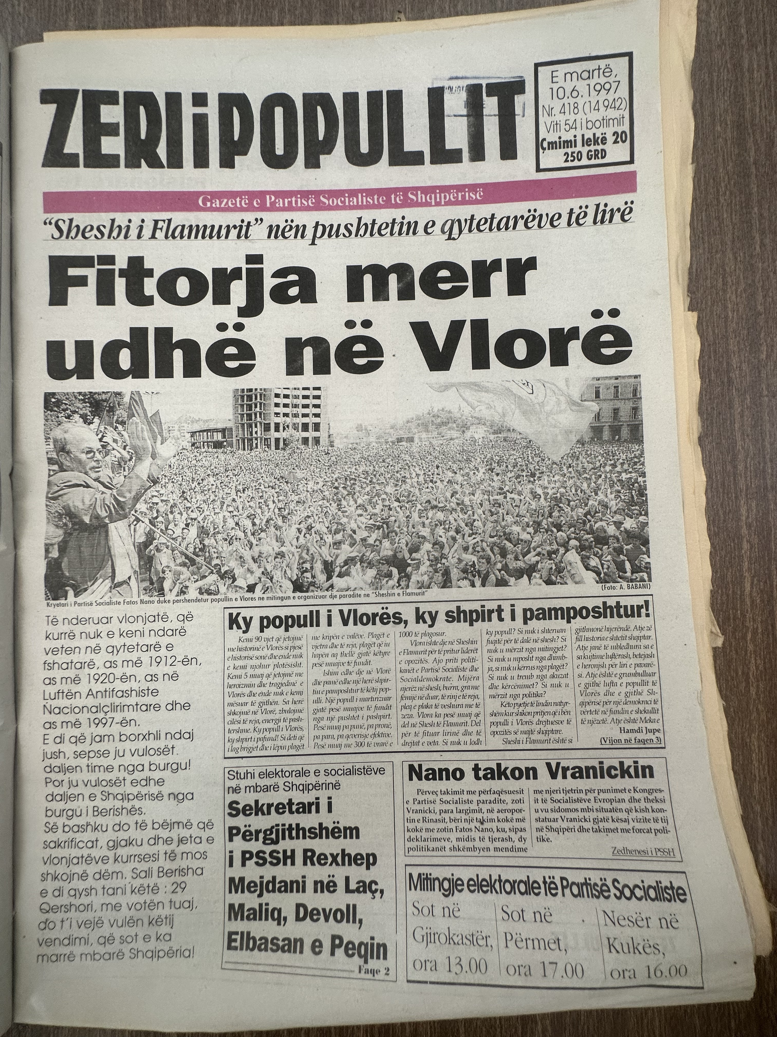 Zëri i Popullit 1997-06-10