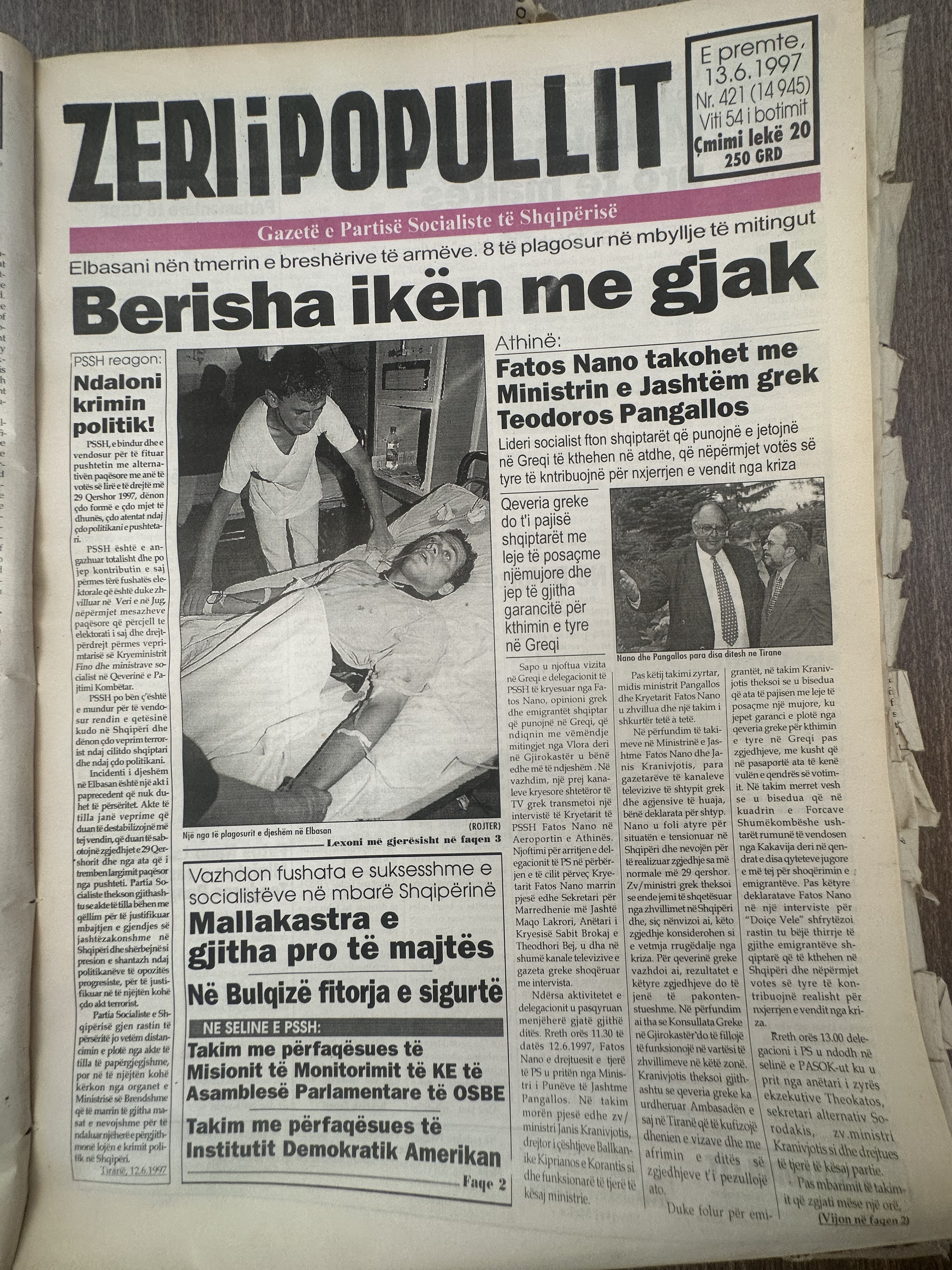 Zëri i Popullit 1997-06-13