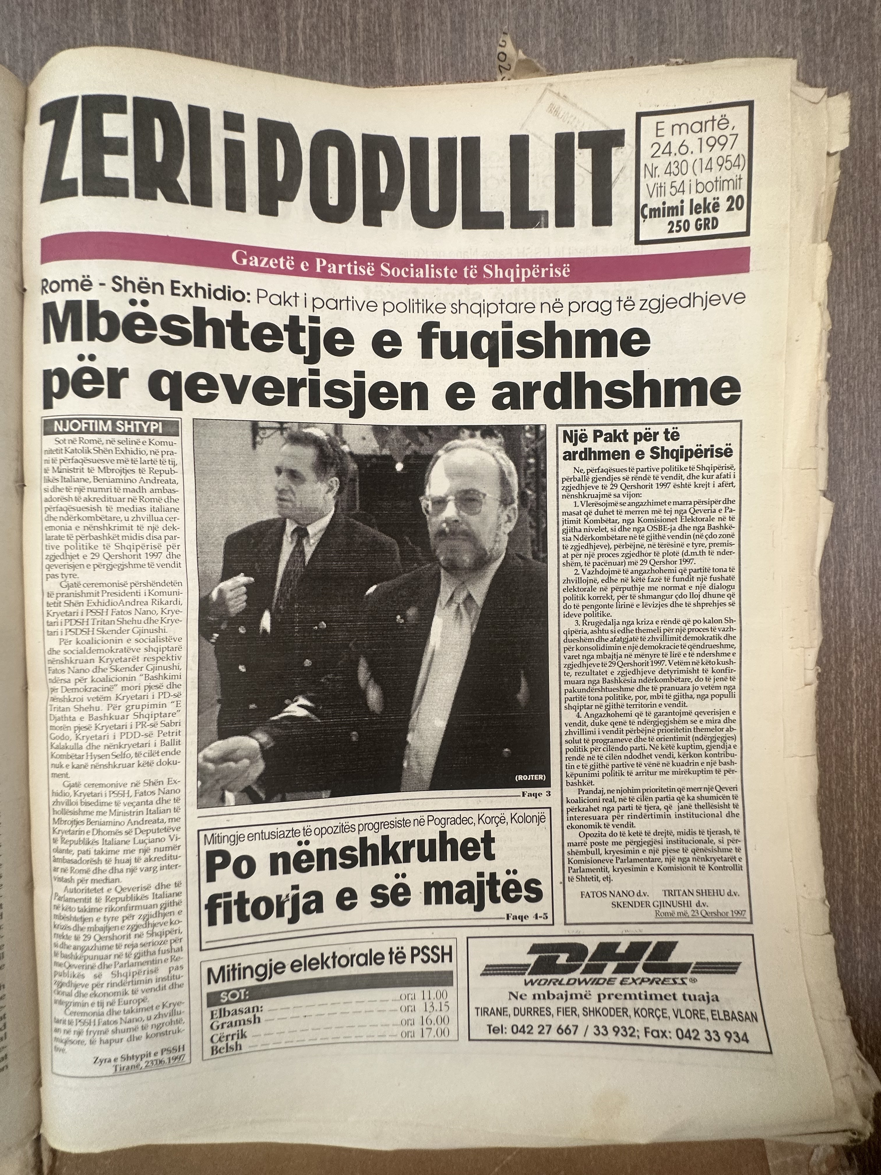 Zëri i Popullit 1997-06-24
