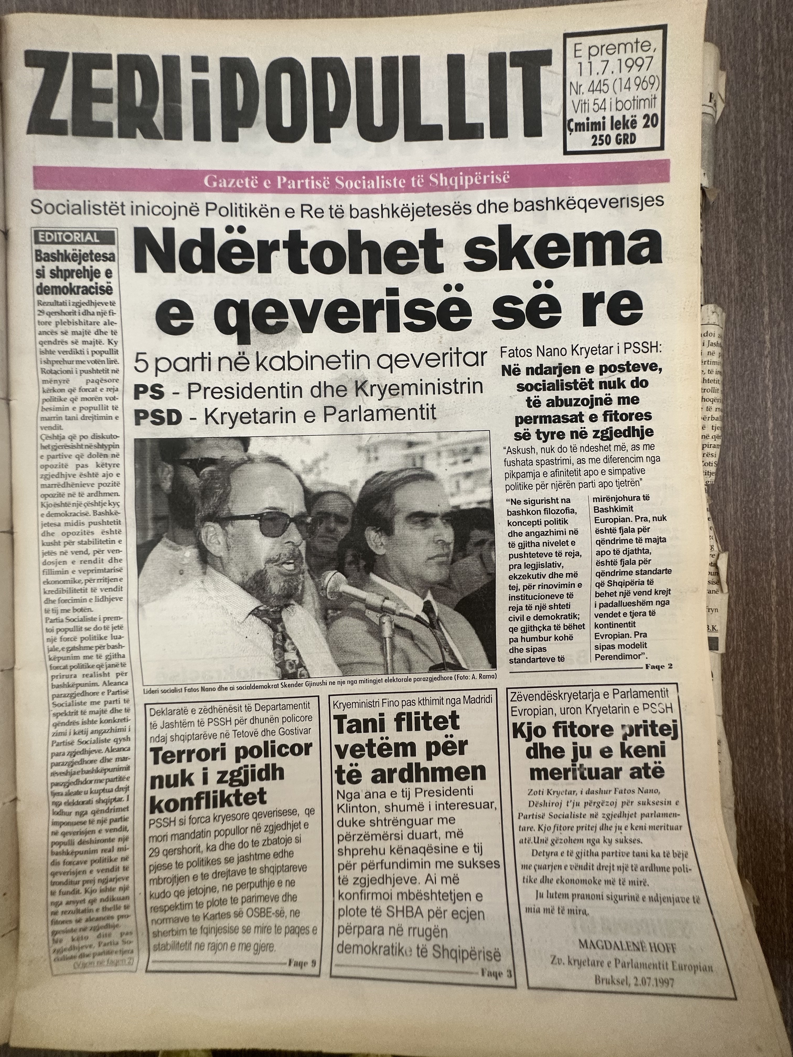 Zëri i Popullit 1997-07-11