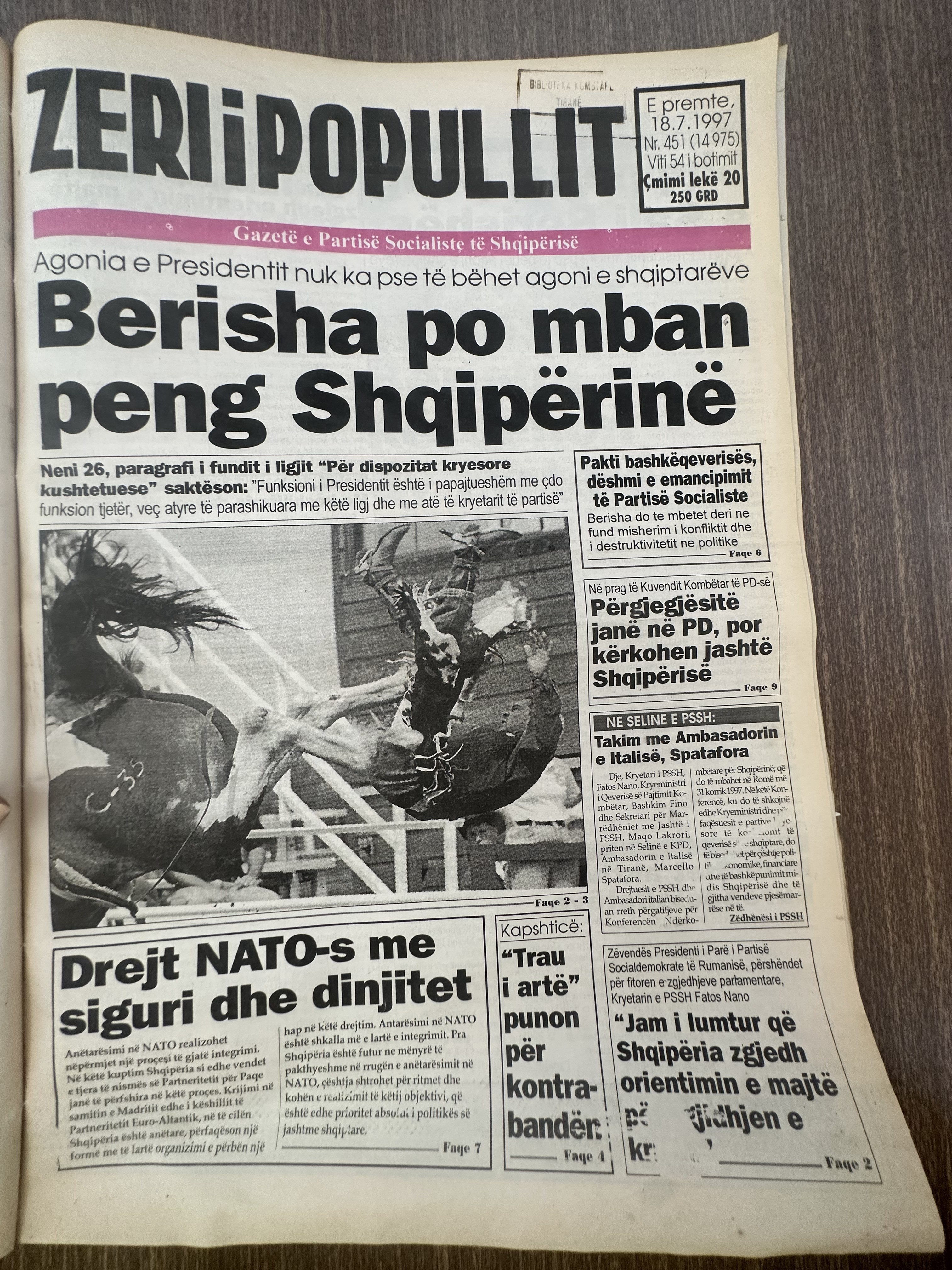 Zëri i Popullit 1997-07-18