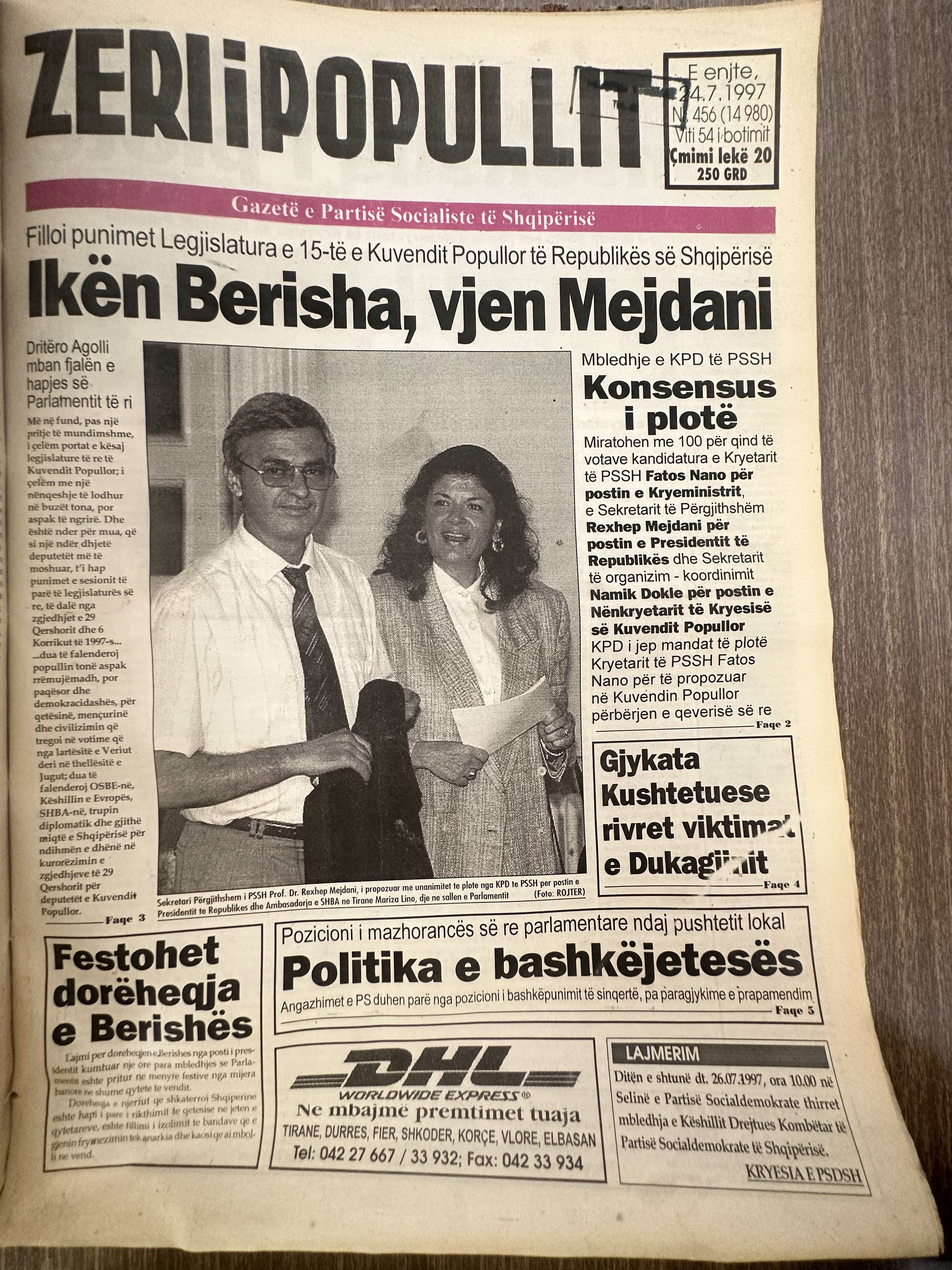 Zëri i Popullit 1997-07-24