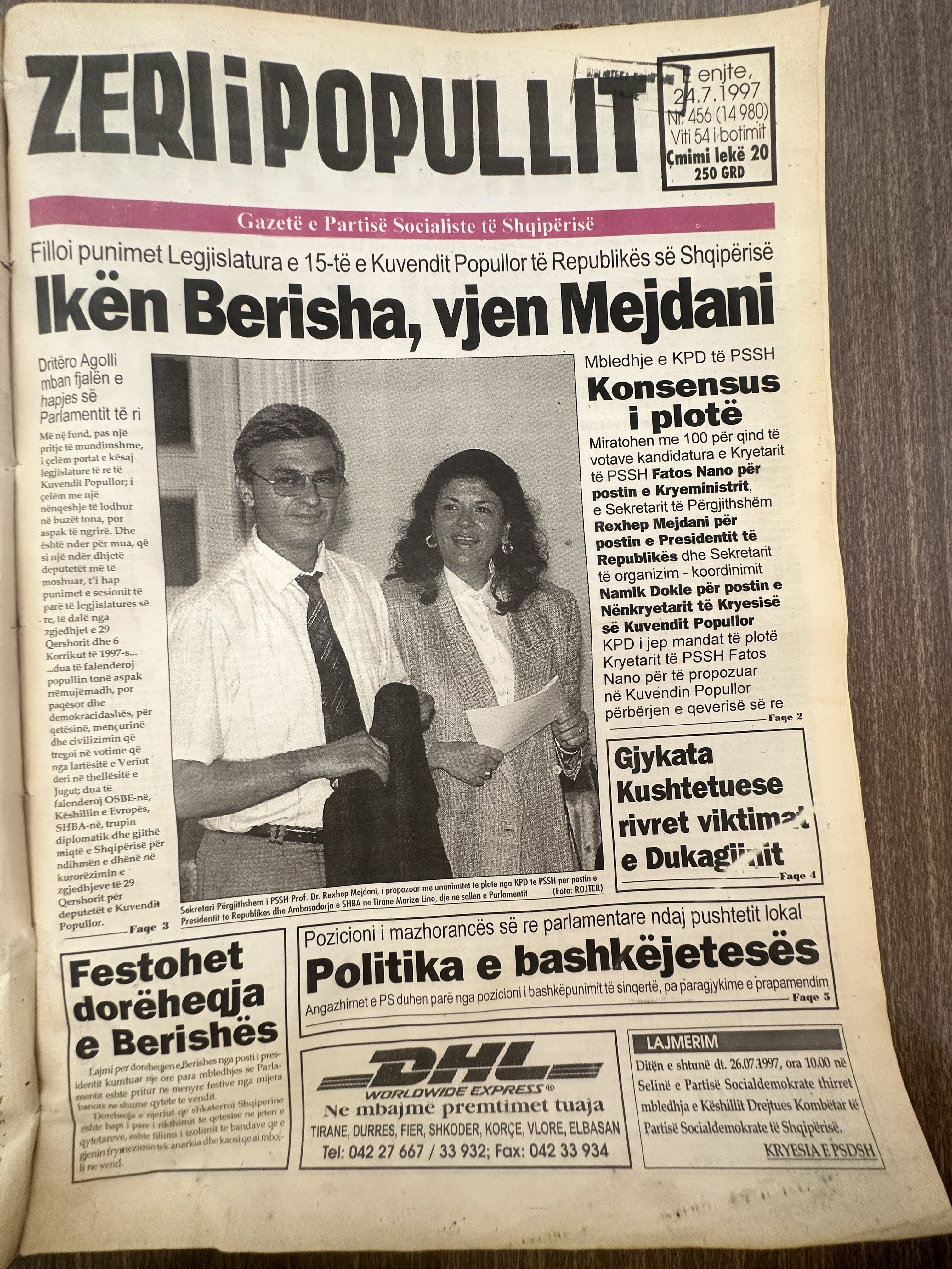 Zëri i Popullit 1997-07-24