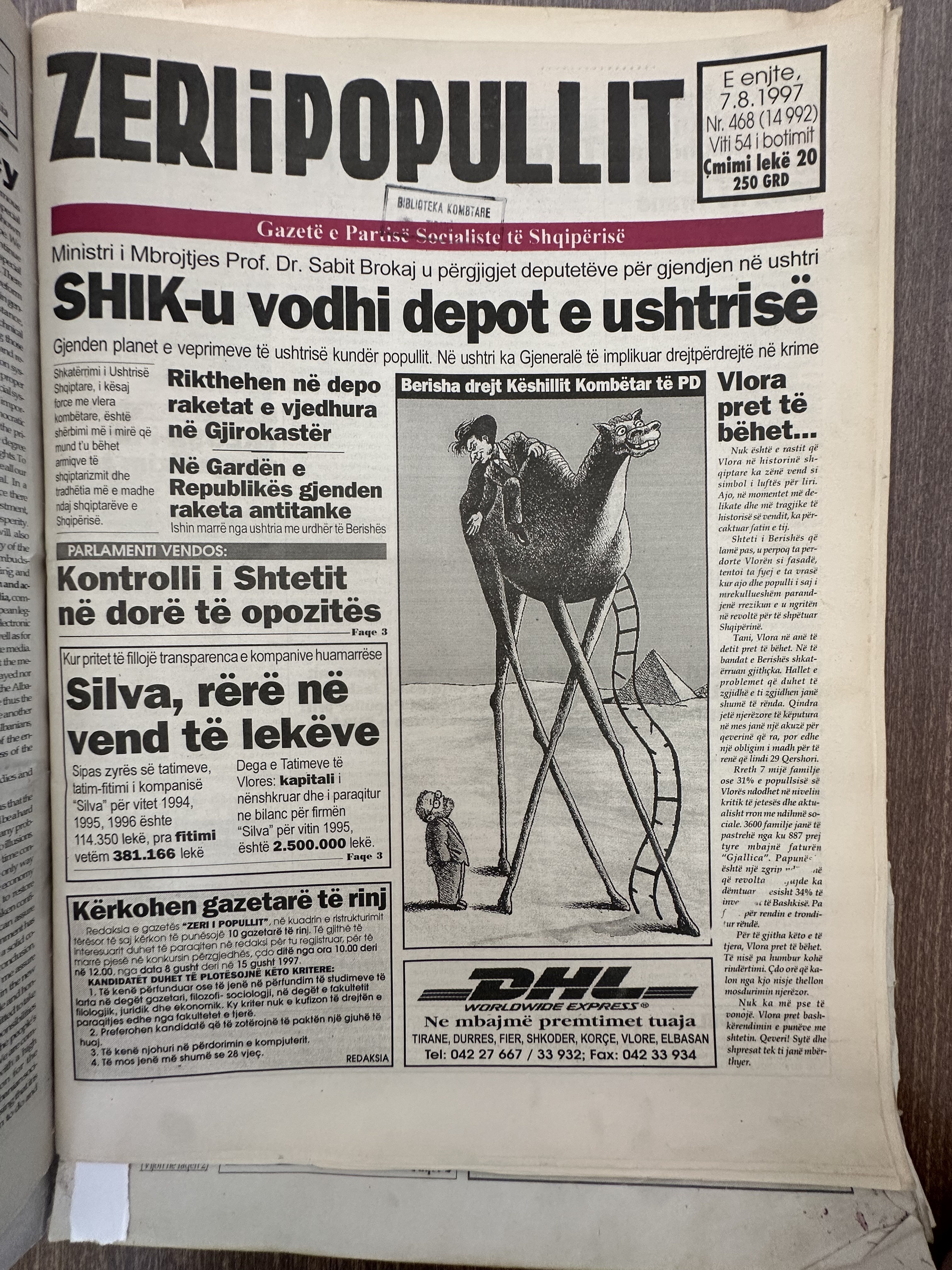 Zëri i Popullit 1997-08-07
