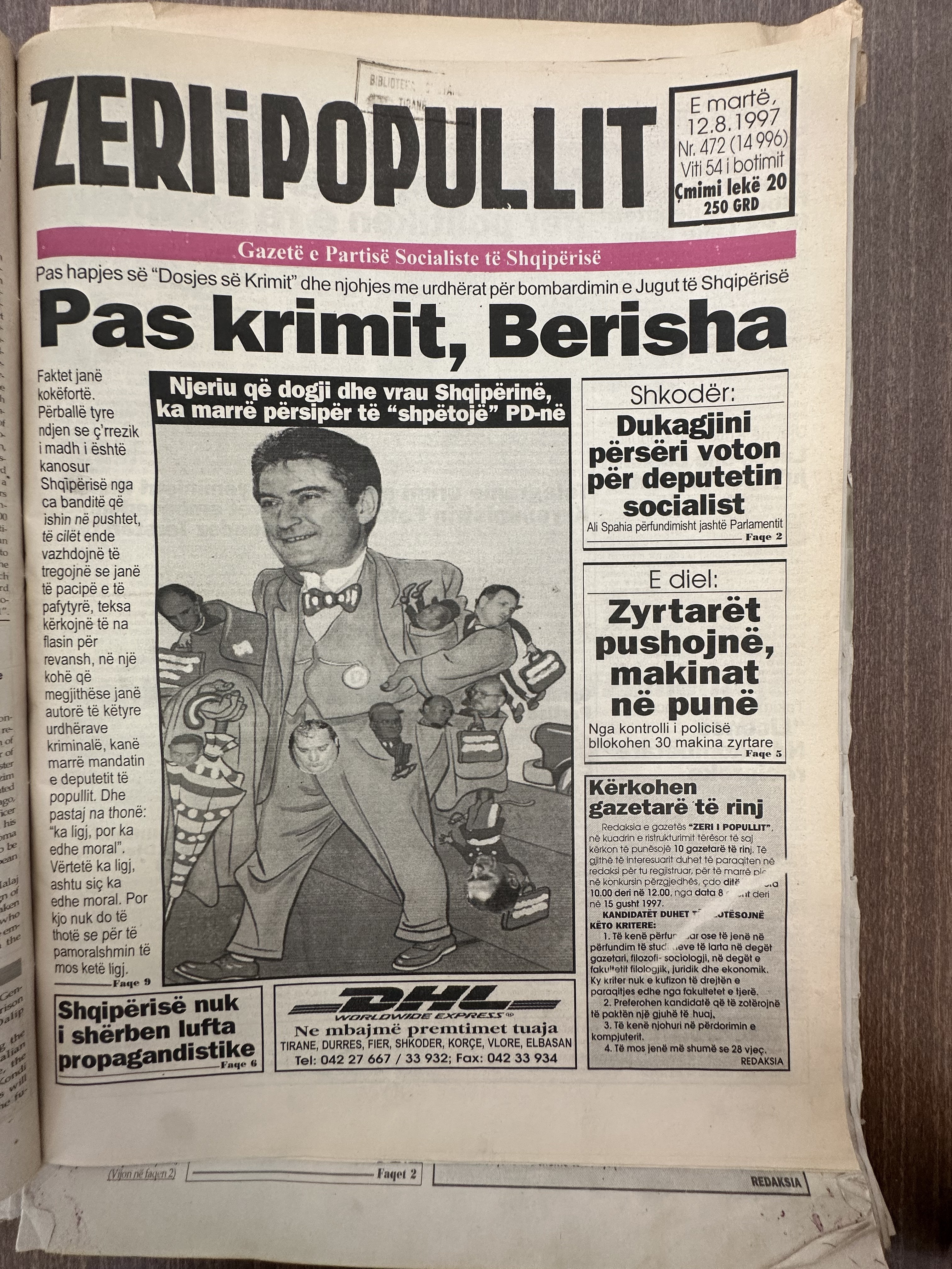 Zëri i Popullit 1997-08-12
