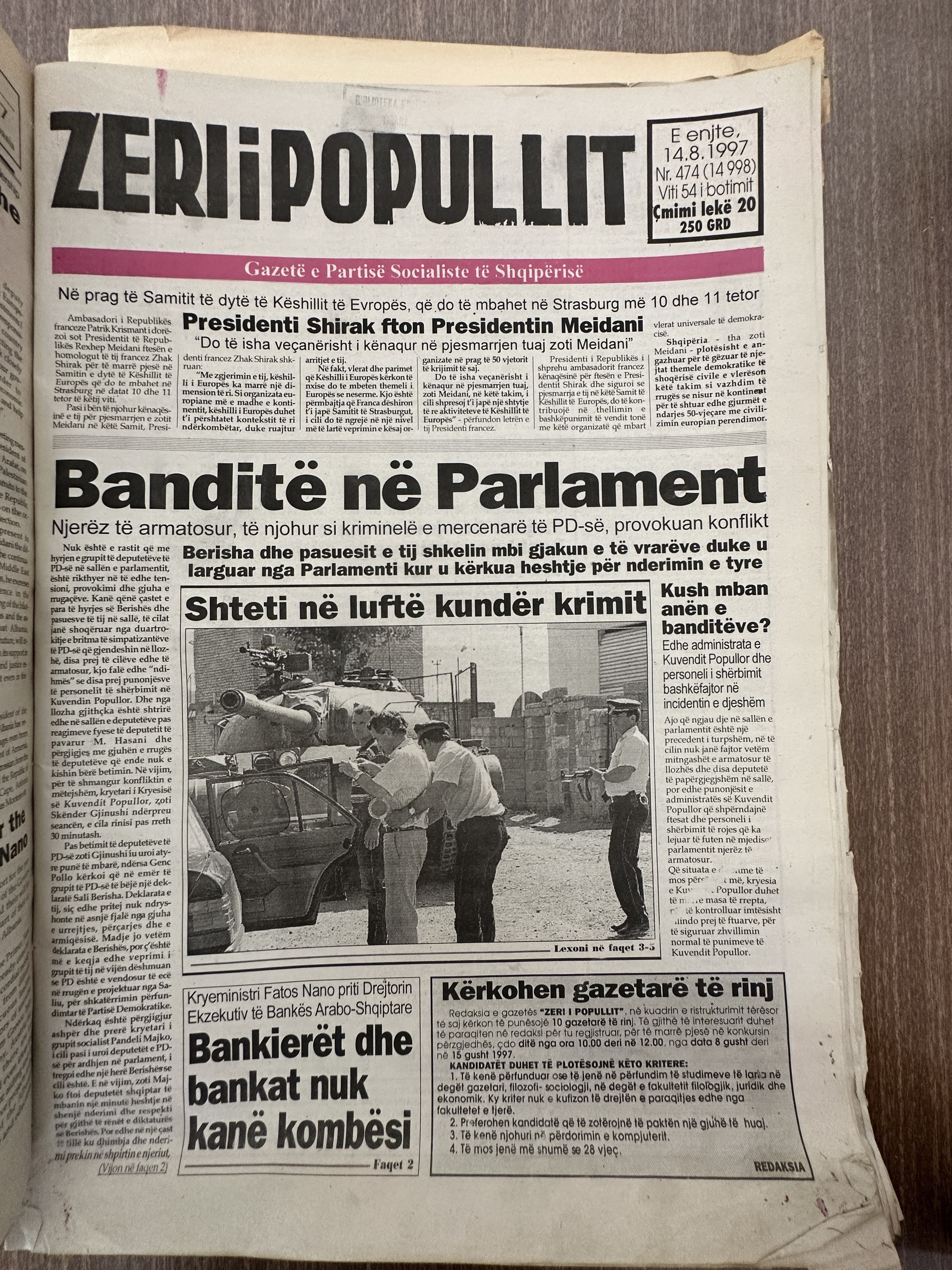 Zëri i Popullit 1997-08-14