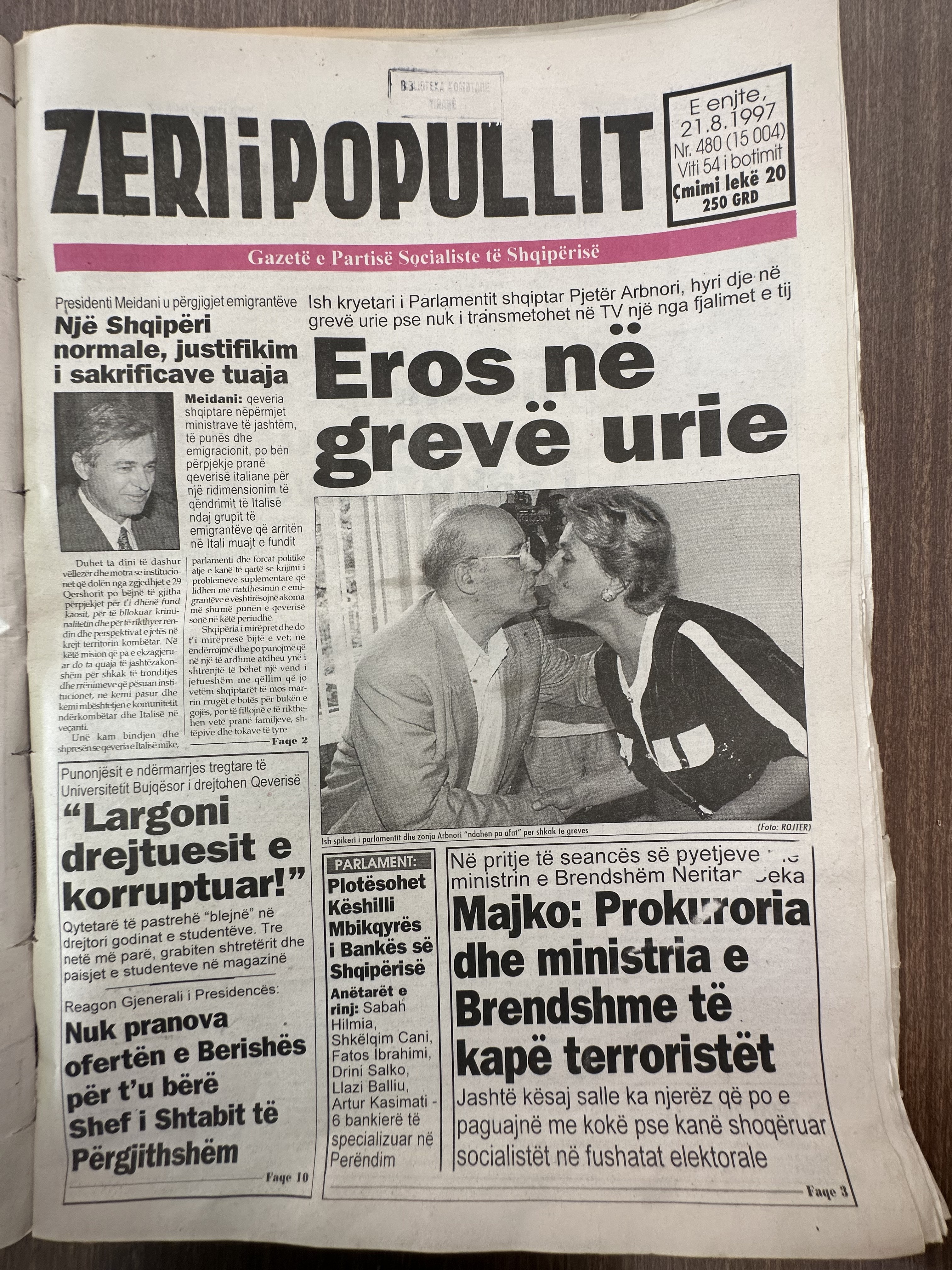 Zëri i Popullit 1997-08-21
