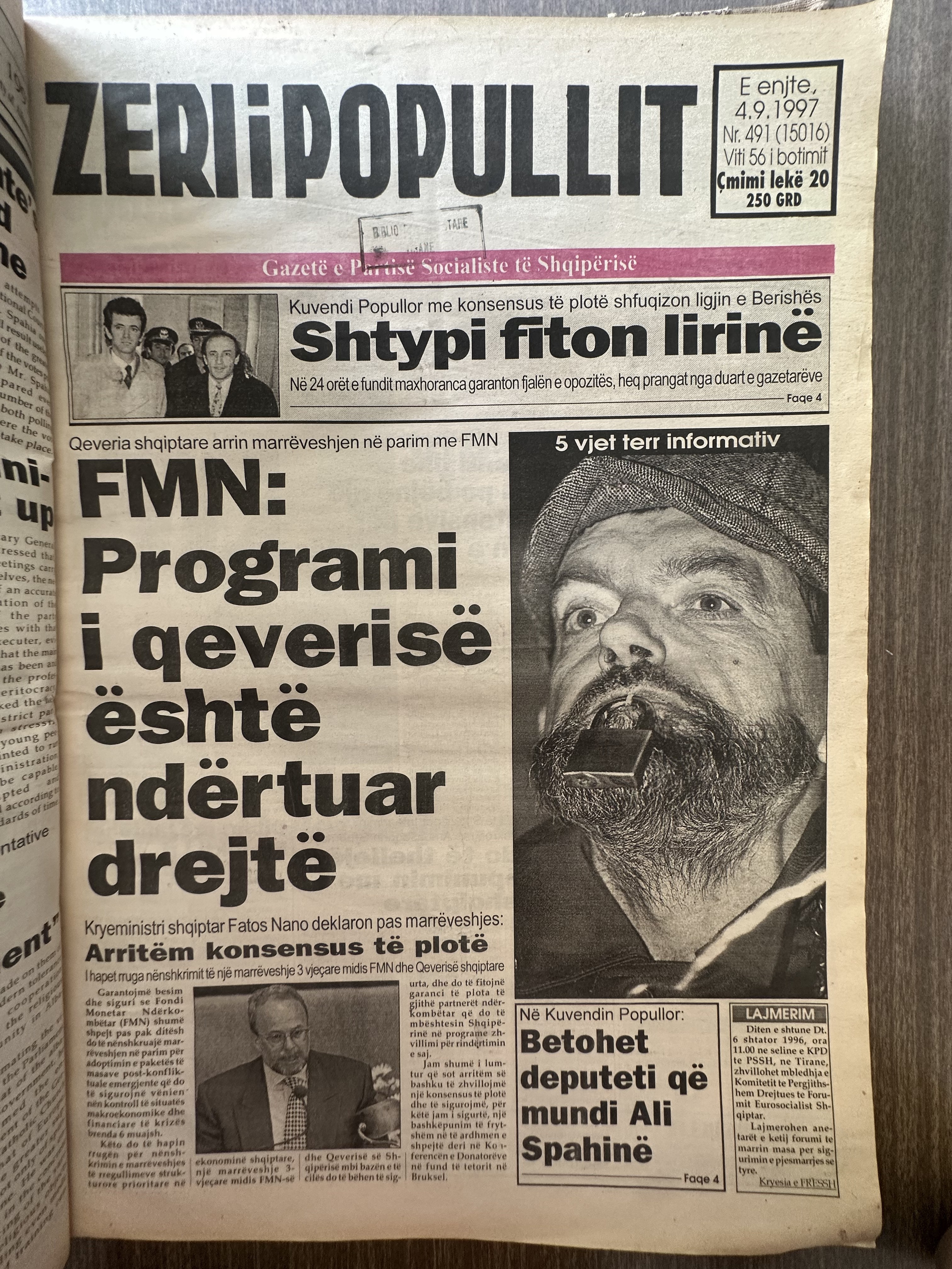 Zëri i Popullit 1997-09-04