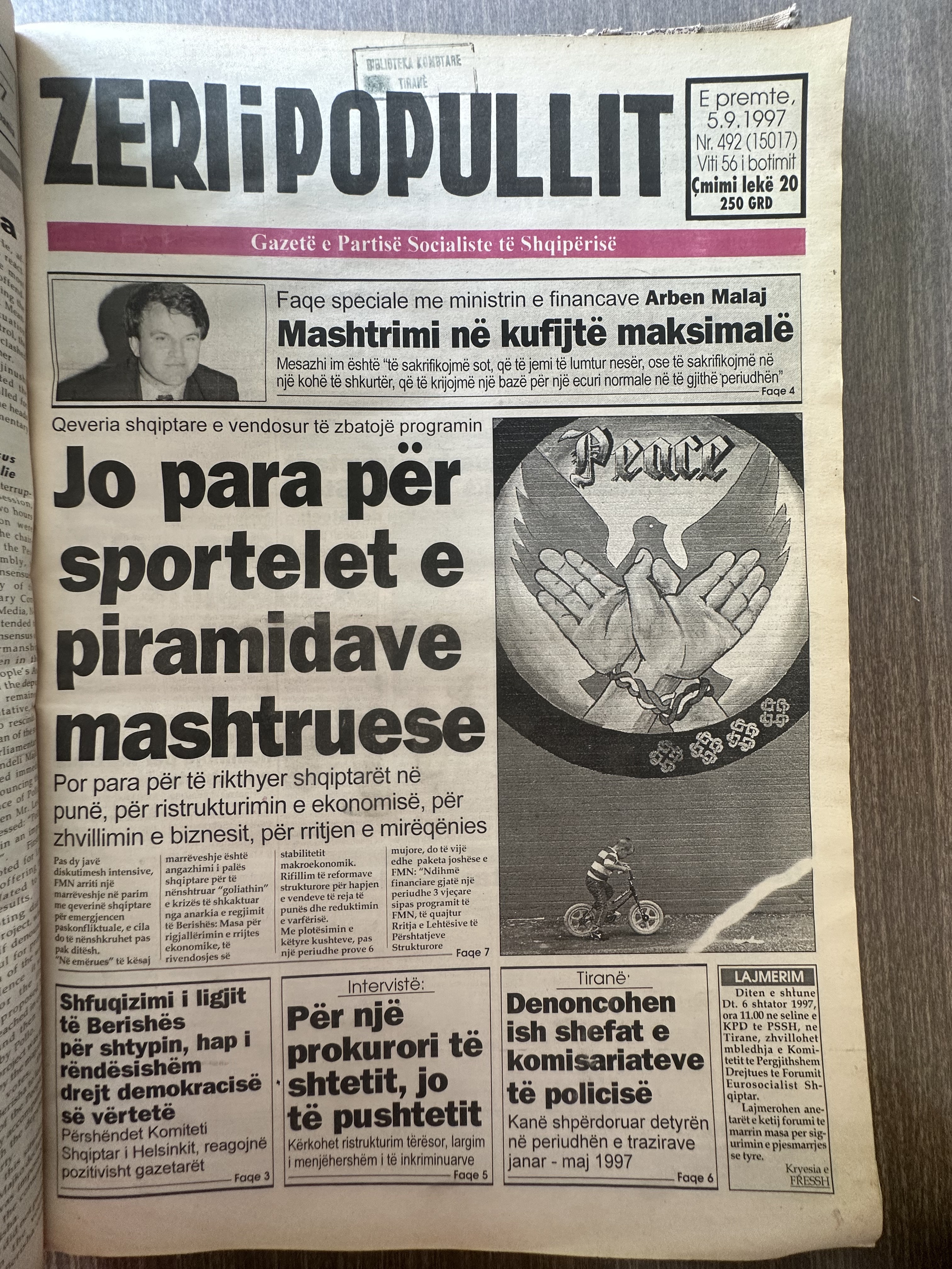 Zëri i Popullit 1997-09-05
