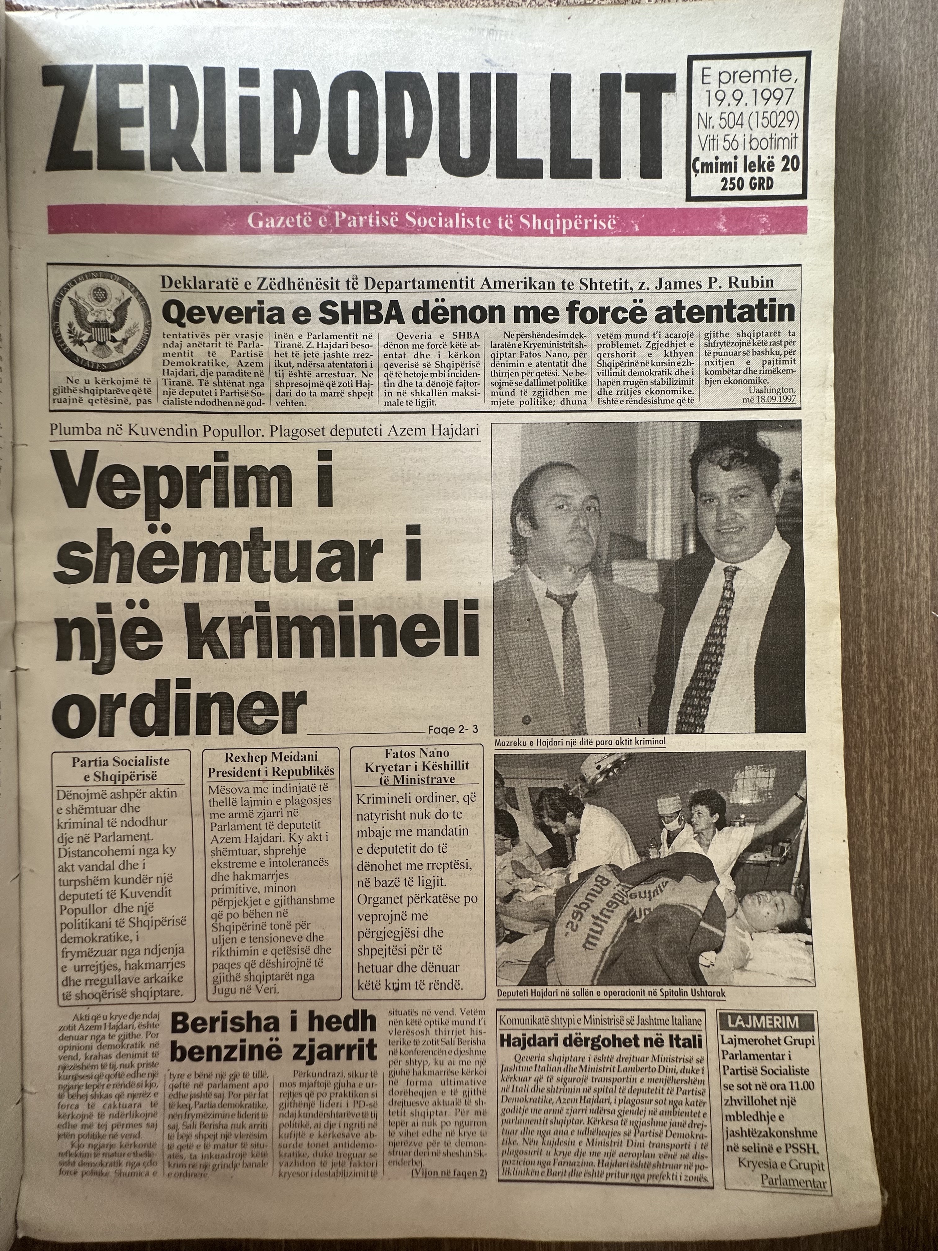 Zëri i Popullit 1997-09-19