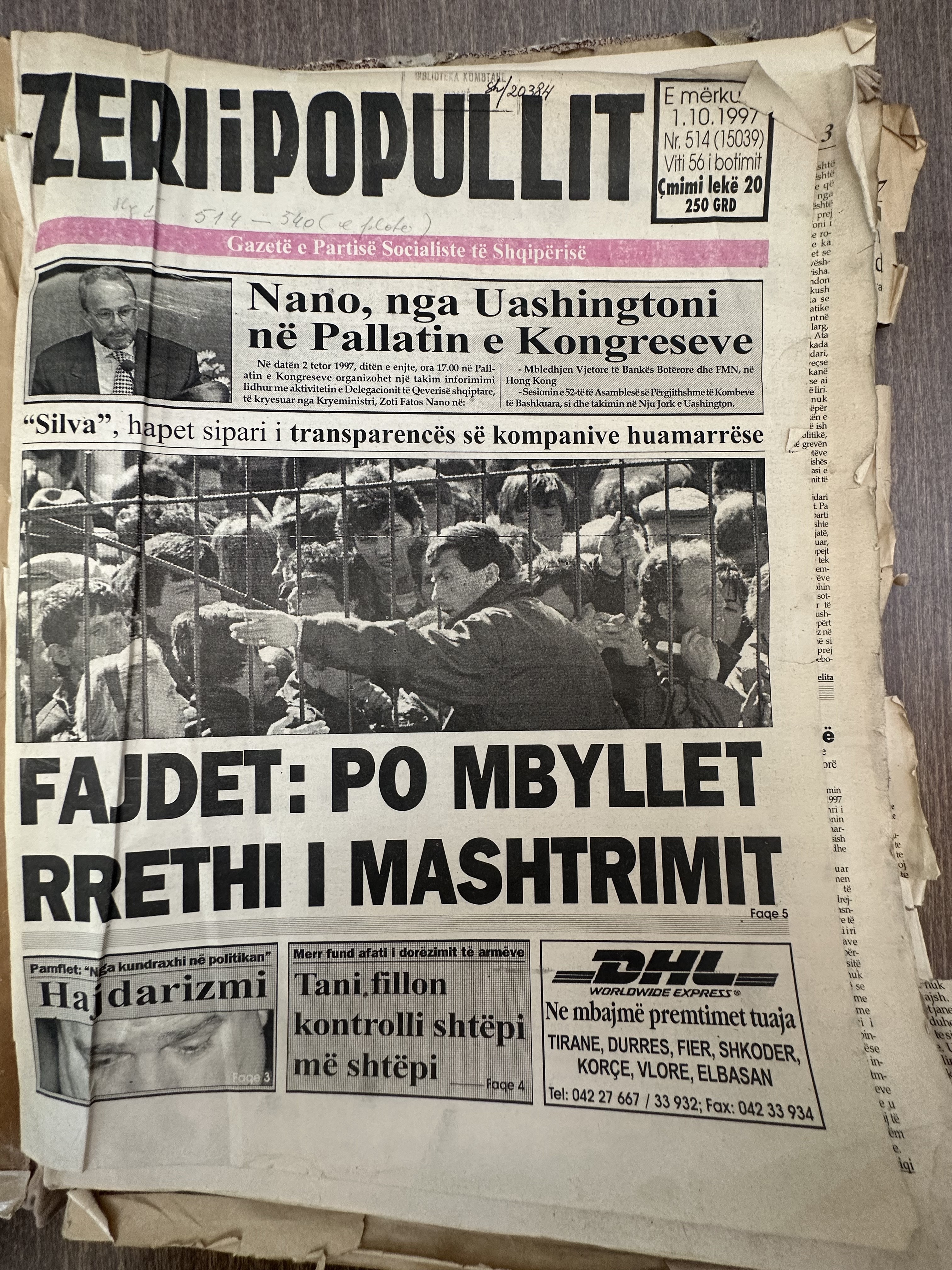 Zëri i Popullit 1997-10-01