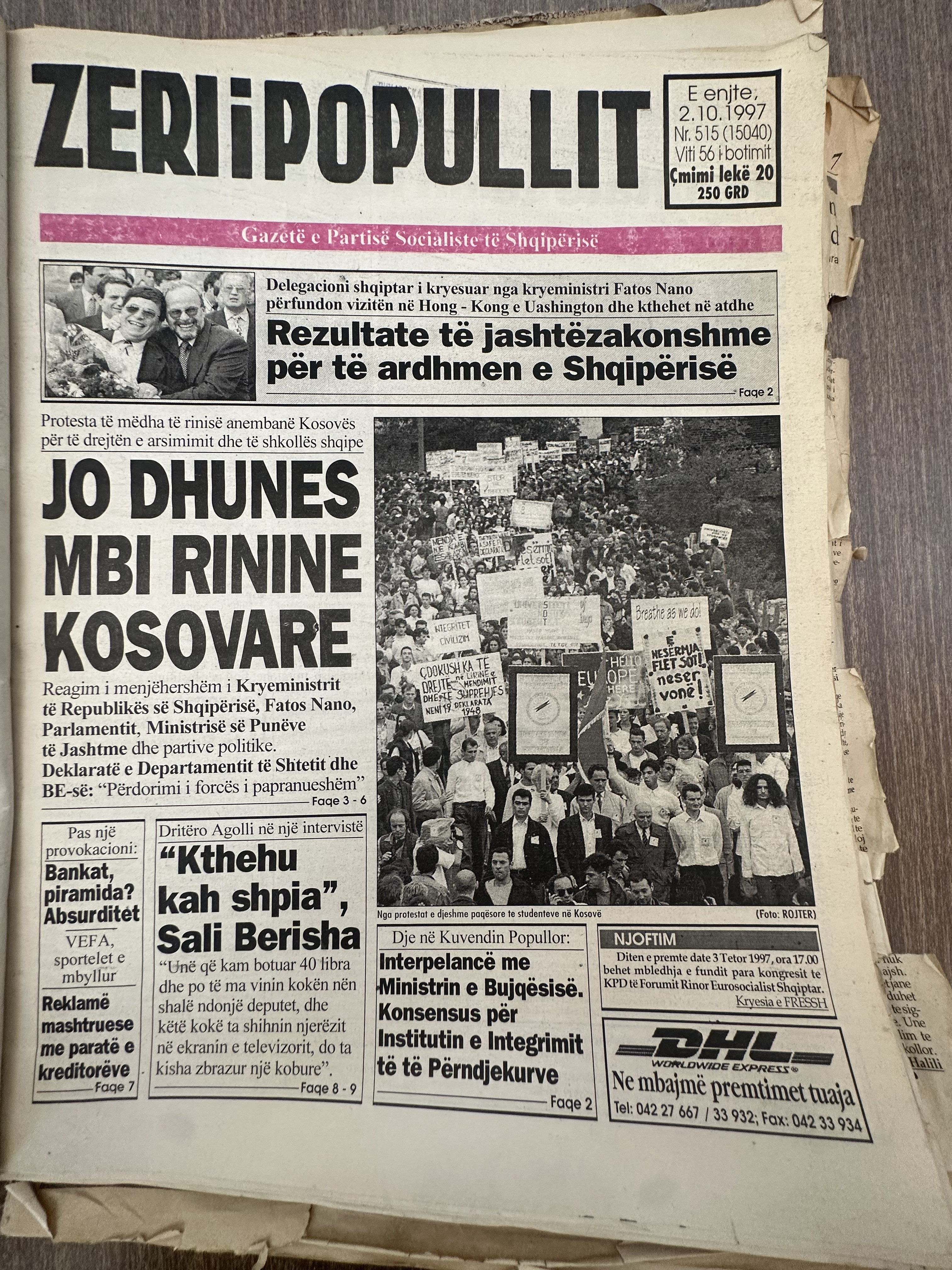 Zëri i Popullit 1997-10-02