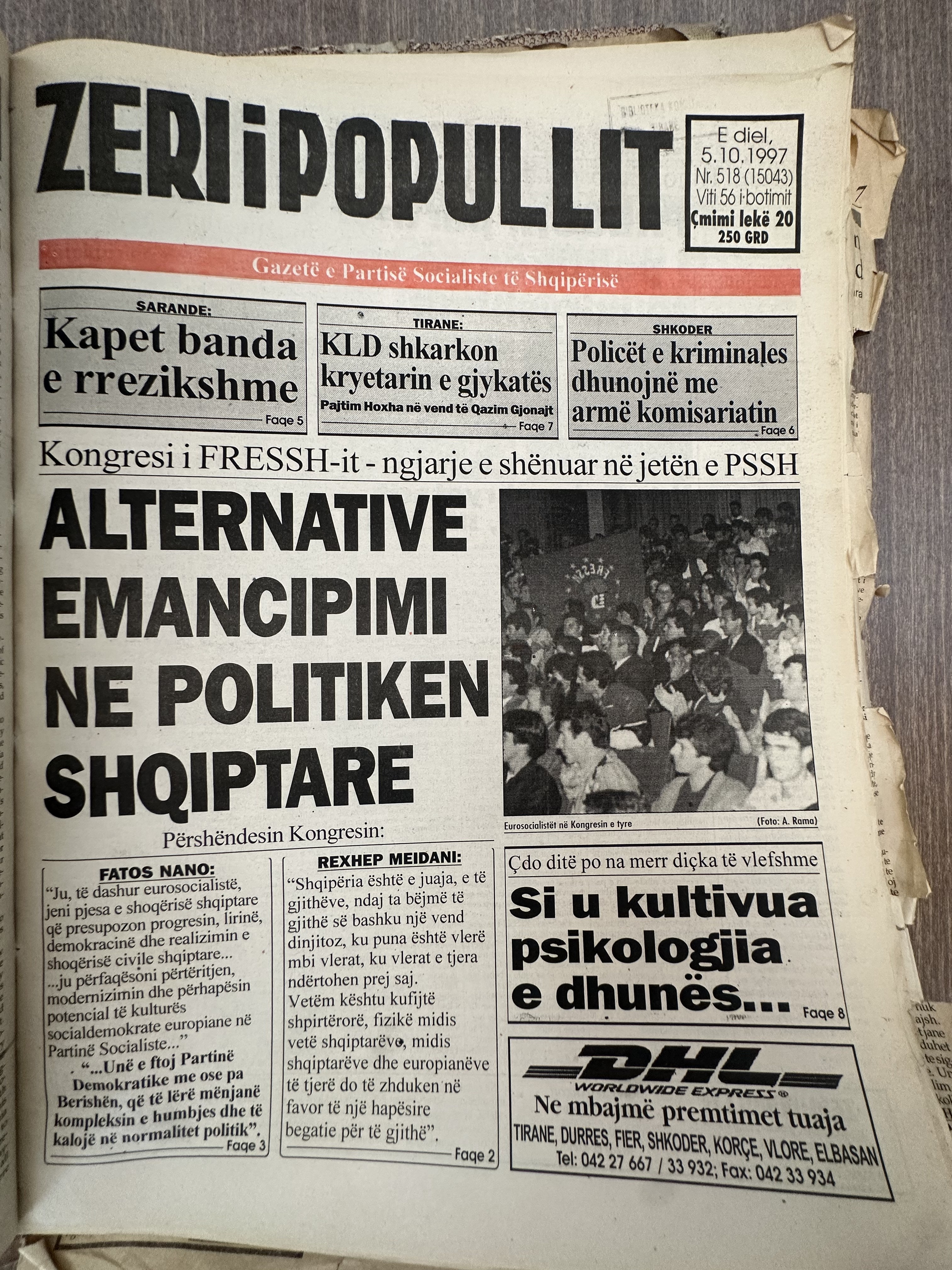 Zëri i Popullit 1997-10-05