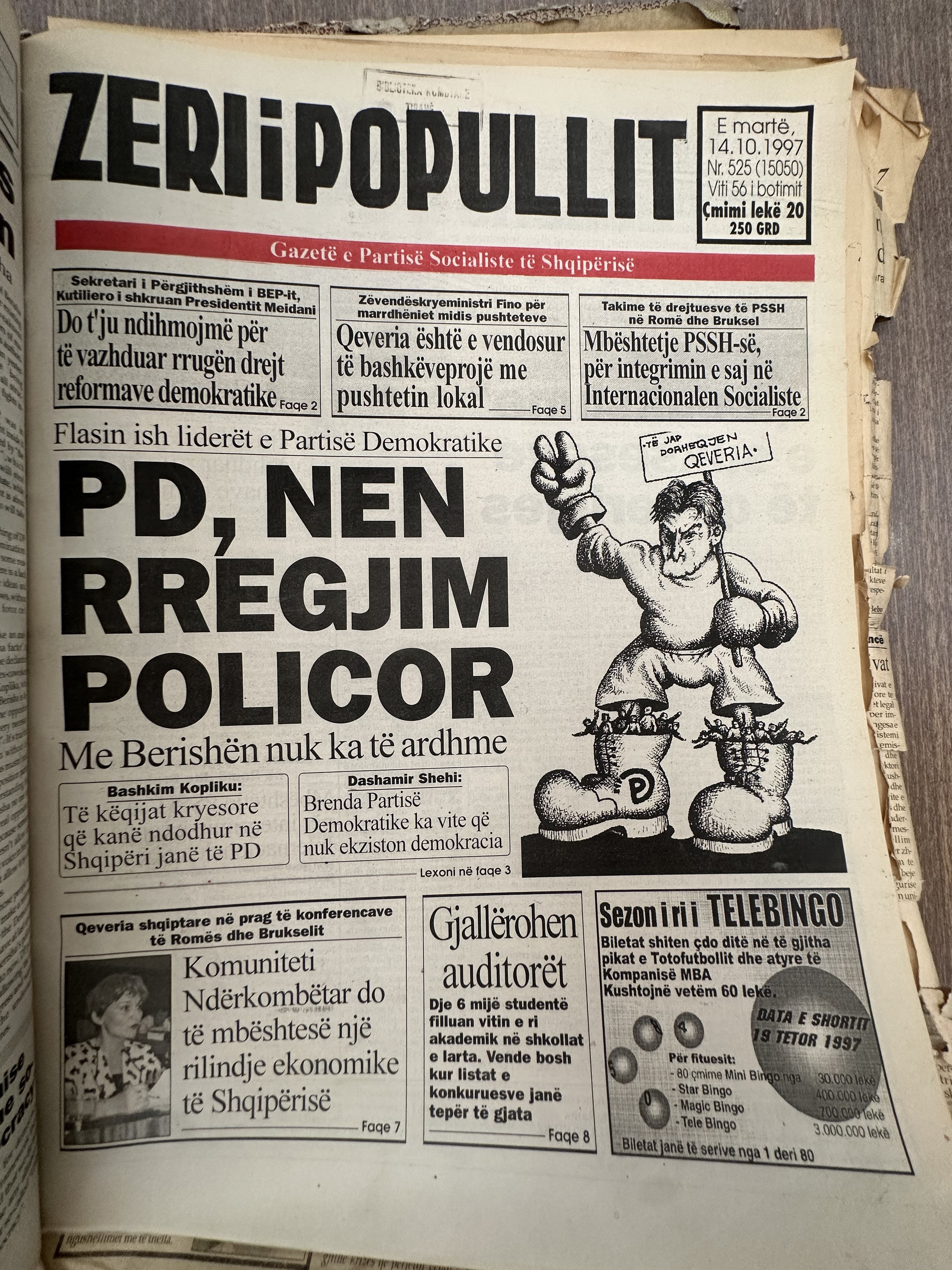 Zëri i Popullit 1997-10-14