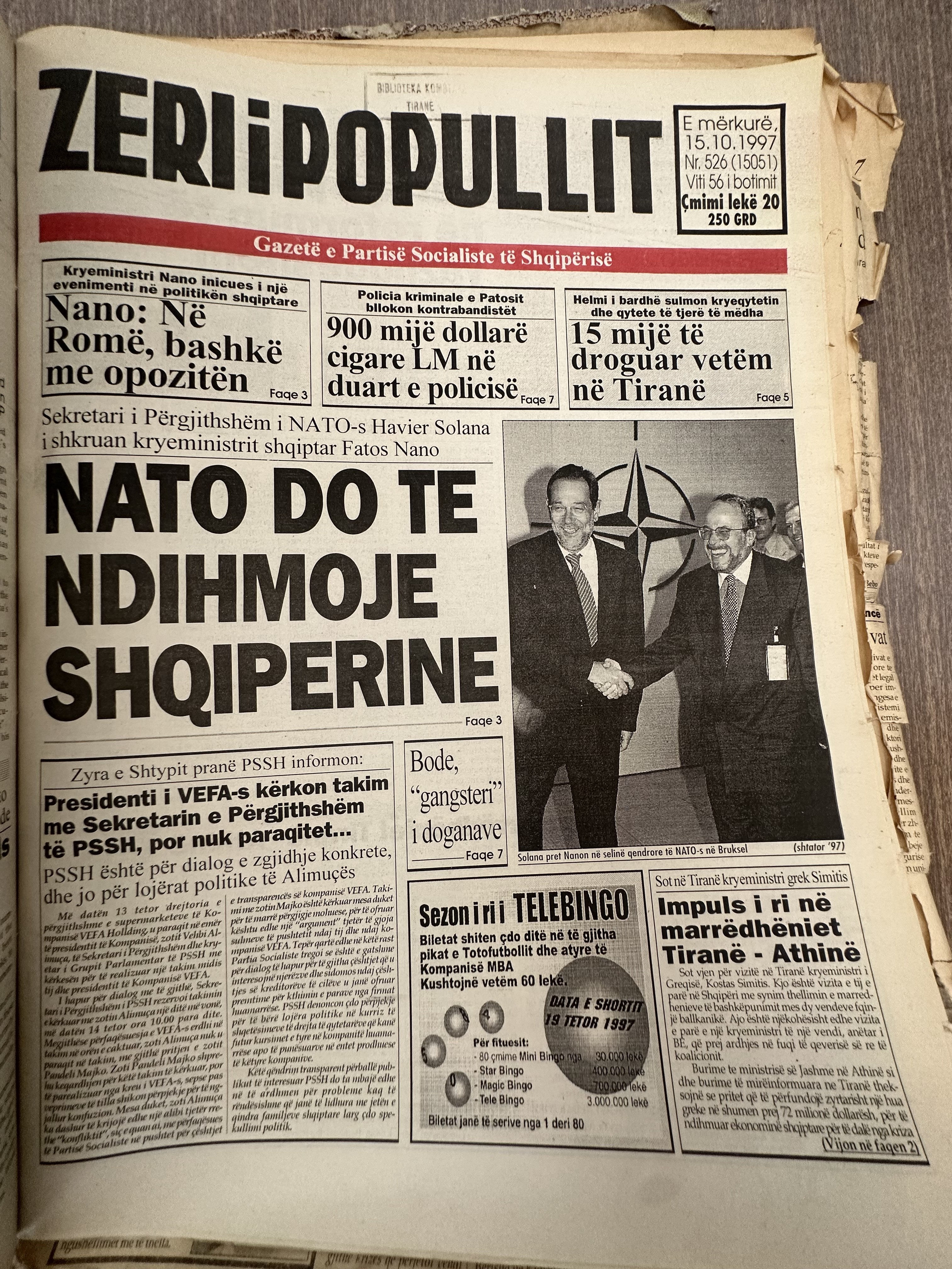 Zëri i Popullit 1997-10-15