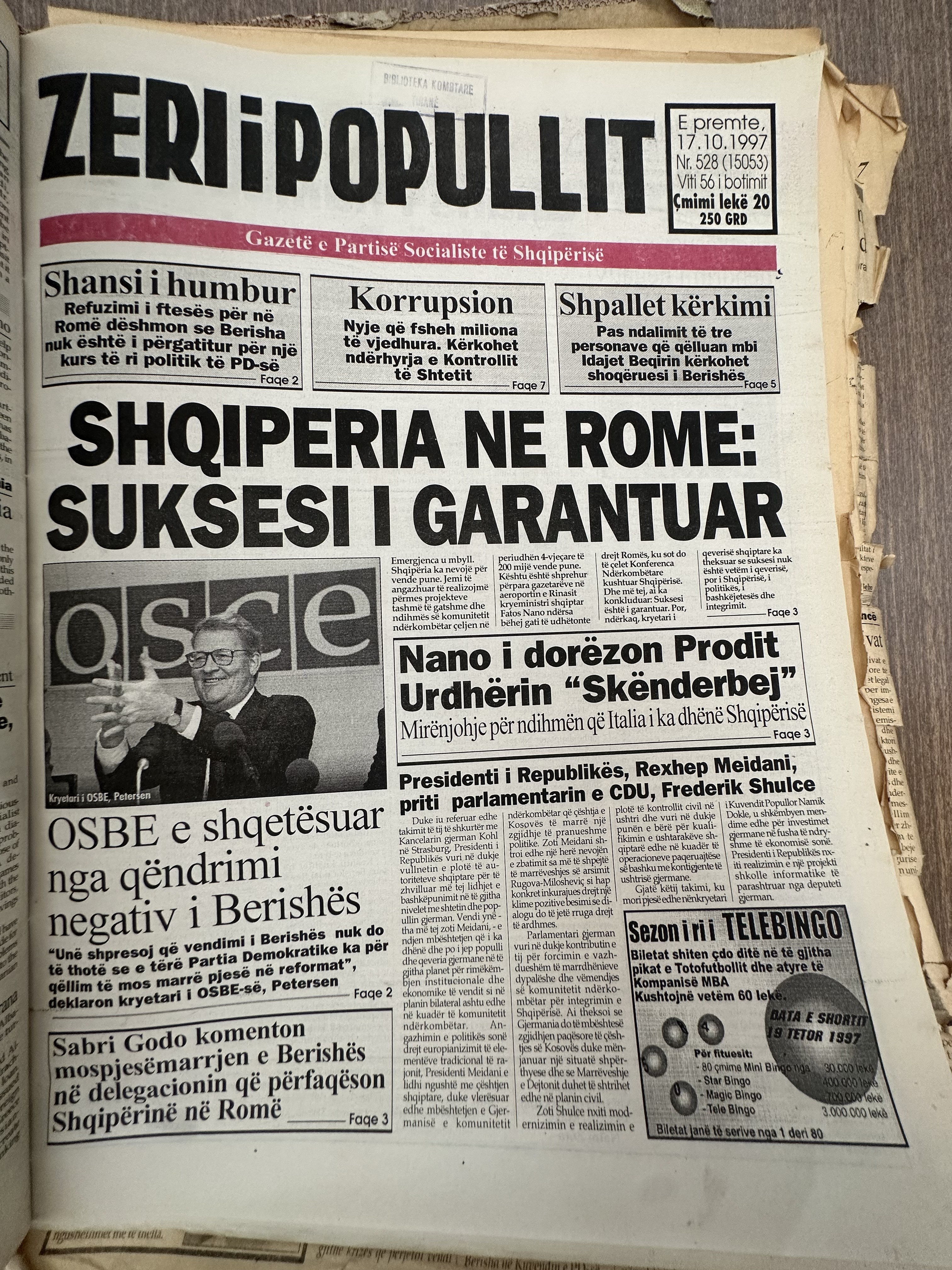 Zëri i Popullit 1997-10-17