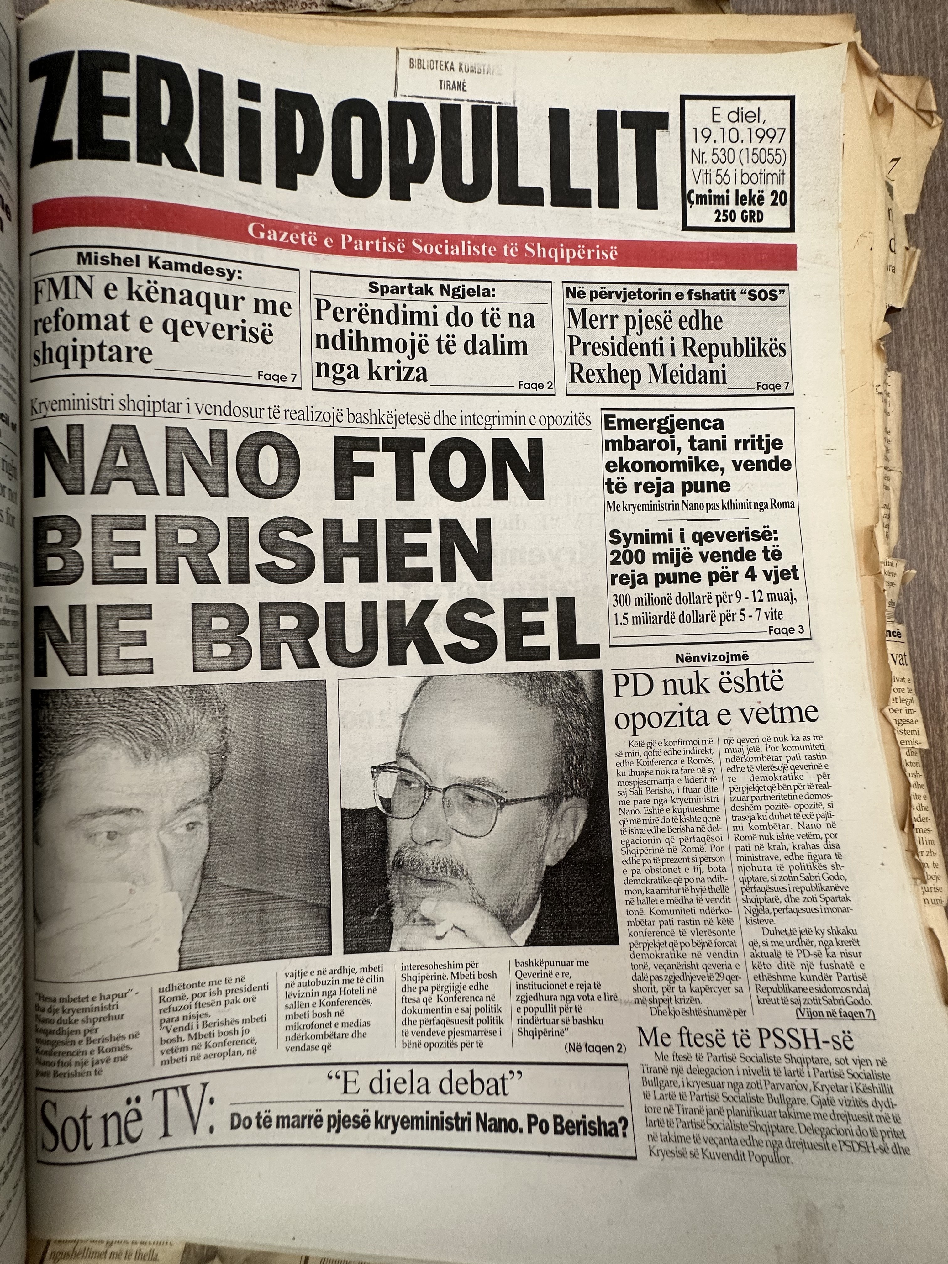 Zëri i Popullit 1997-10-19