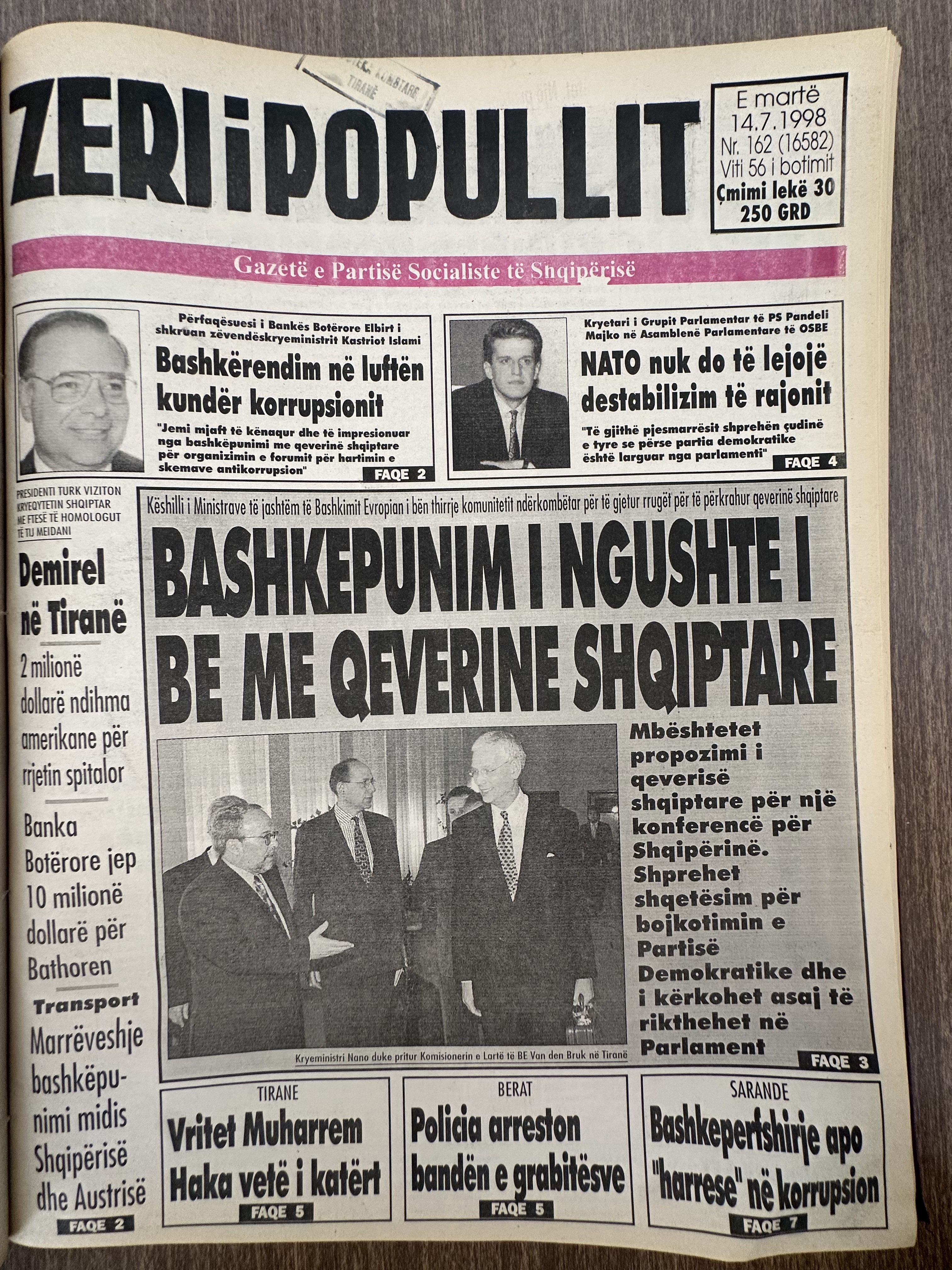 Zëri i Popullit 1998-07-14