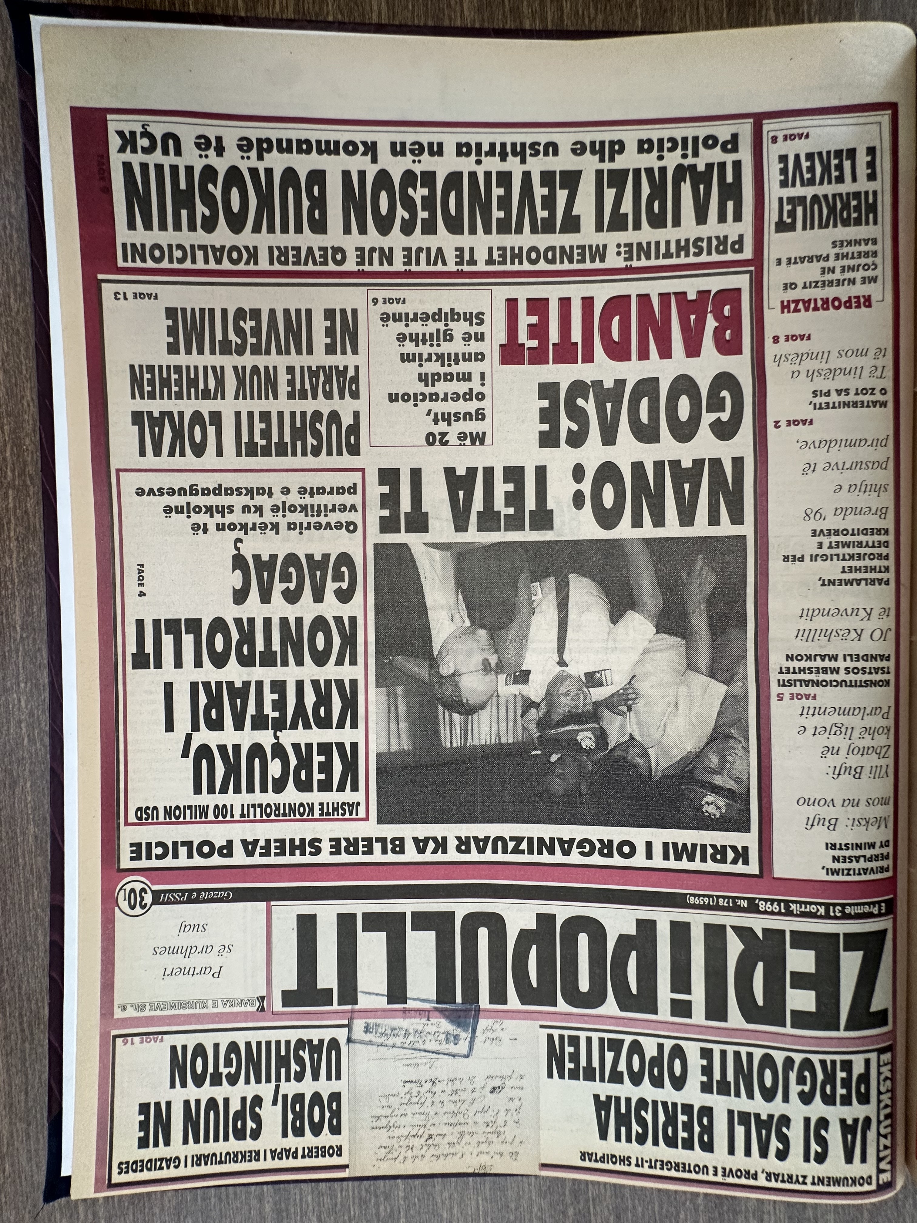 Zëri i Popullit 1998-07-31