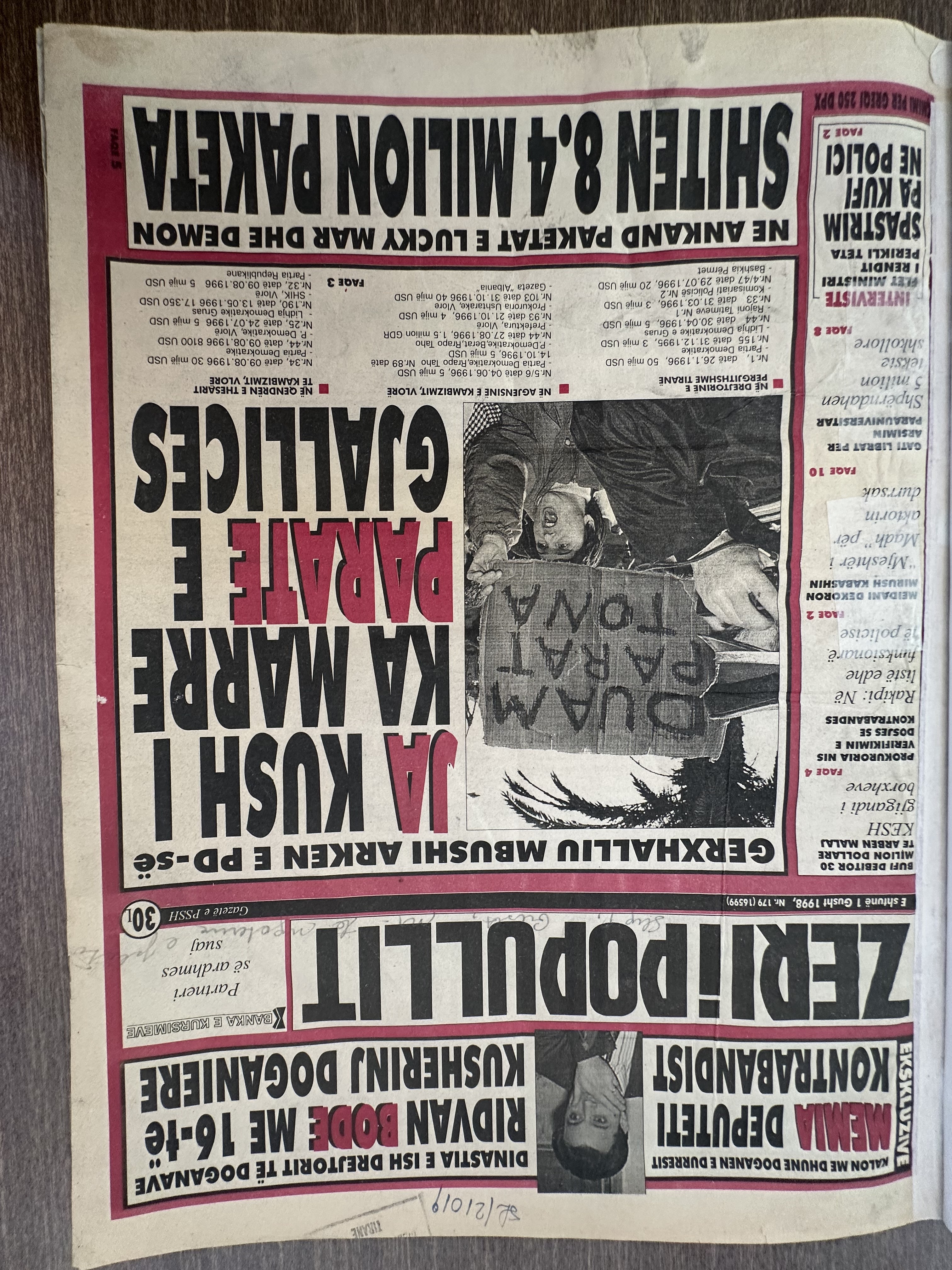 Zëri i Popullit 1998-08-01