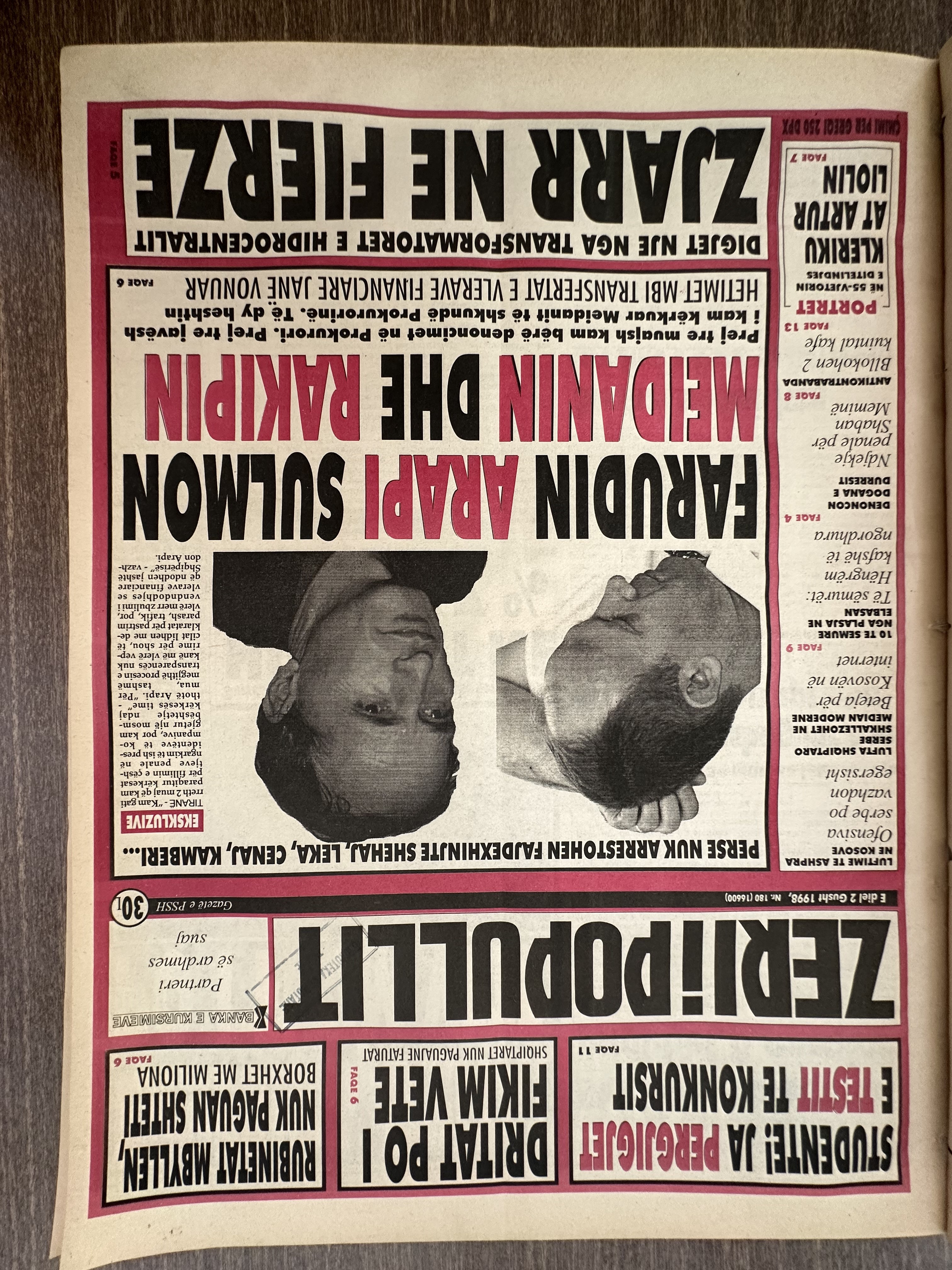 Zëri i Popullit 1998-08-02