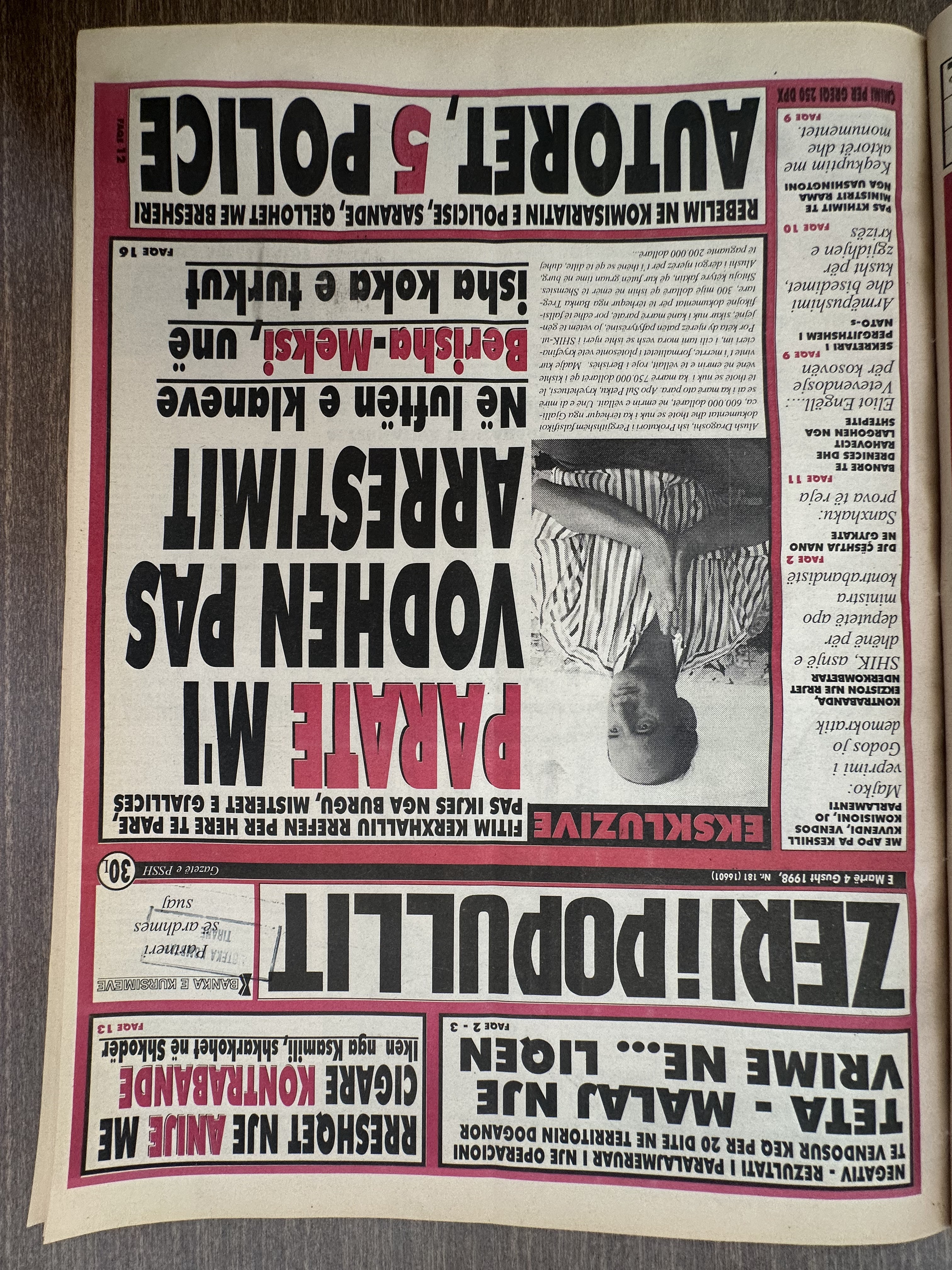 Zëri i Popullit 1998-08-04