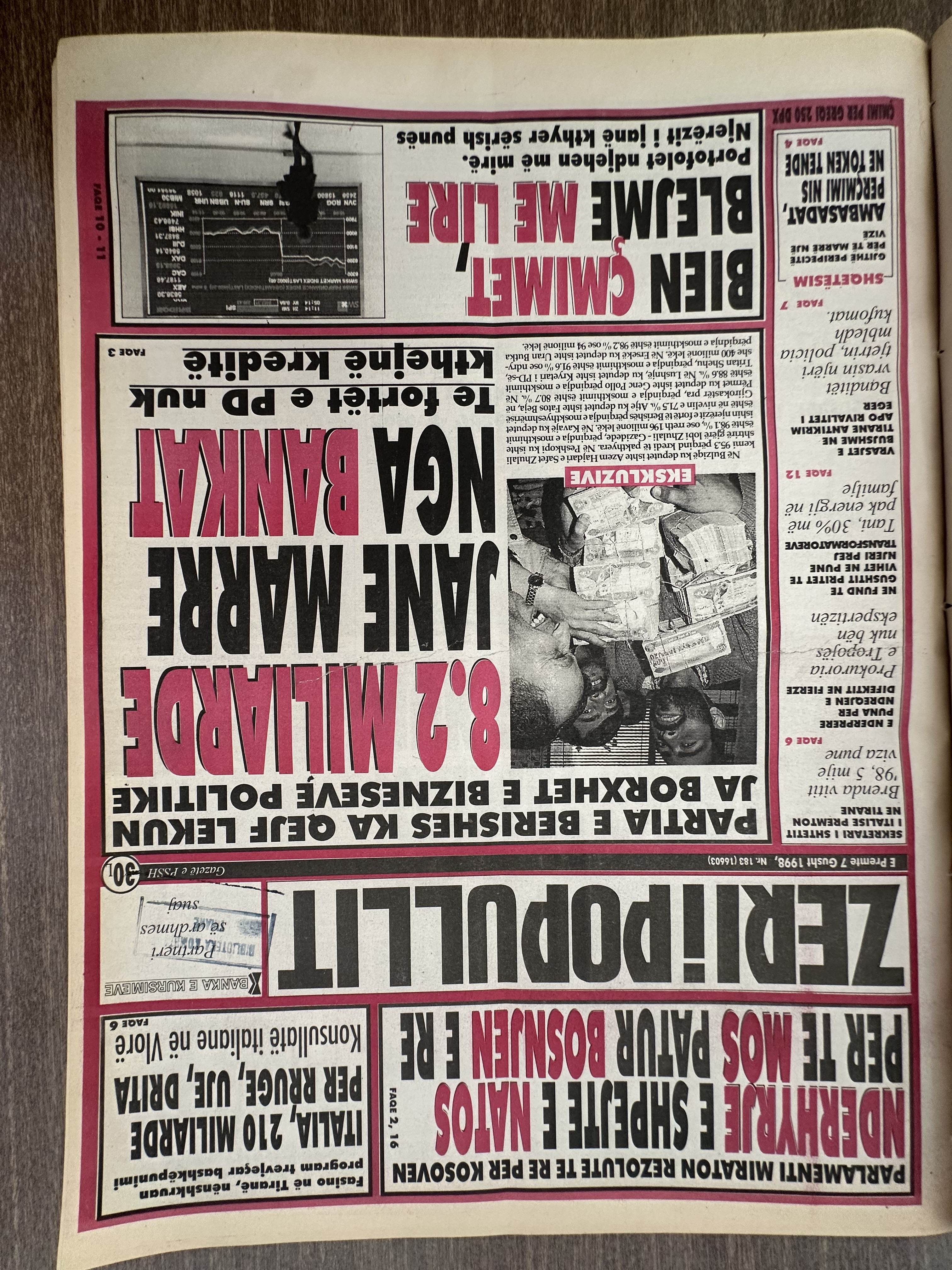 Zëri i Popullit 1998-08-07