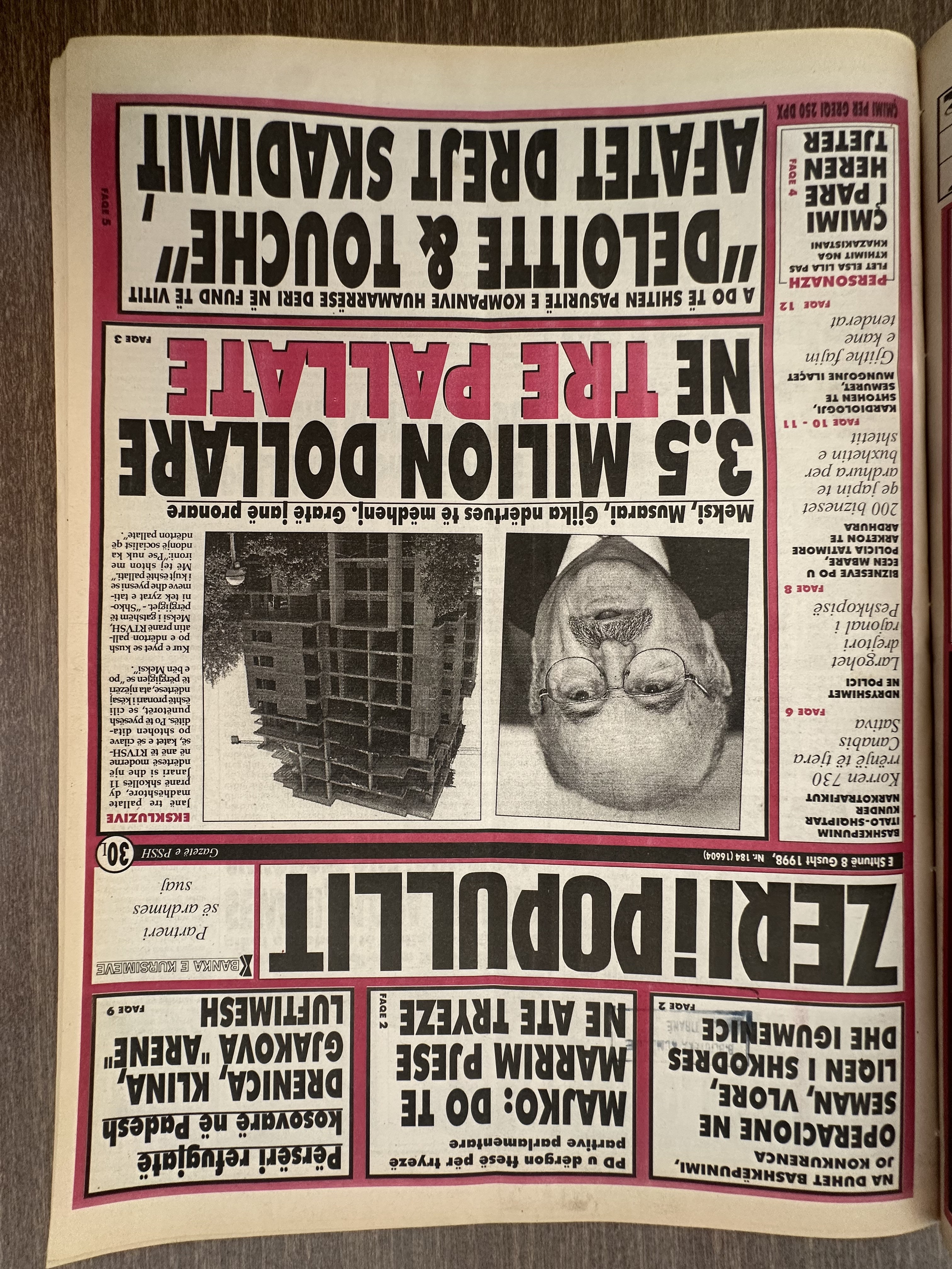 Zëri i Popullit 1998-08-08