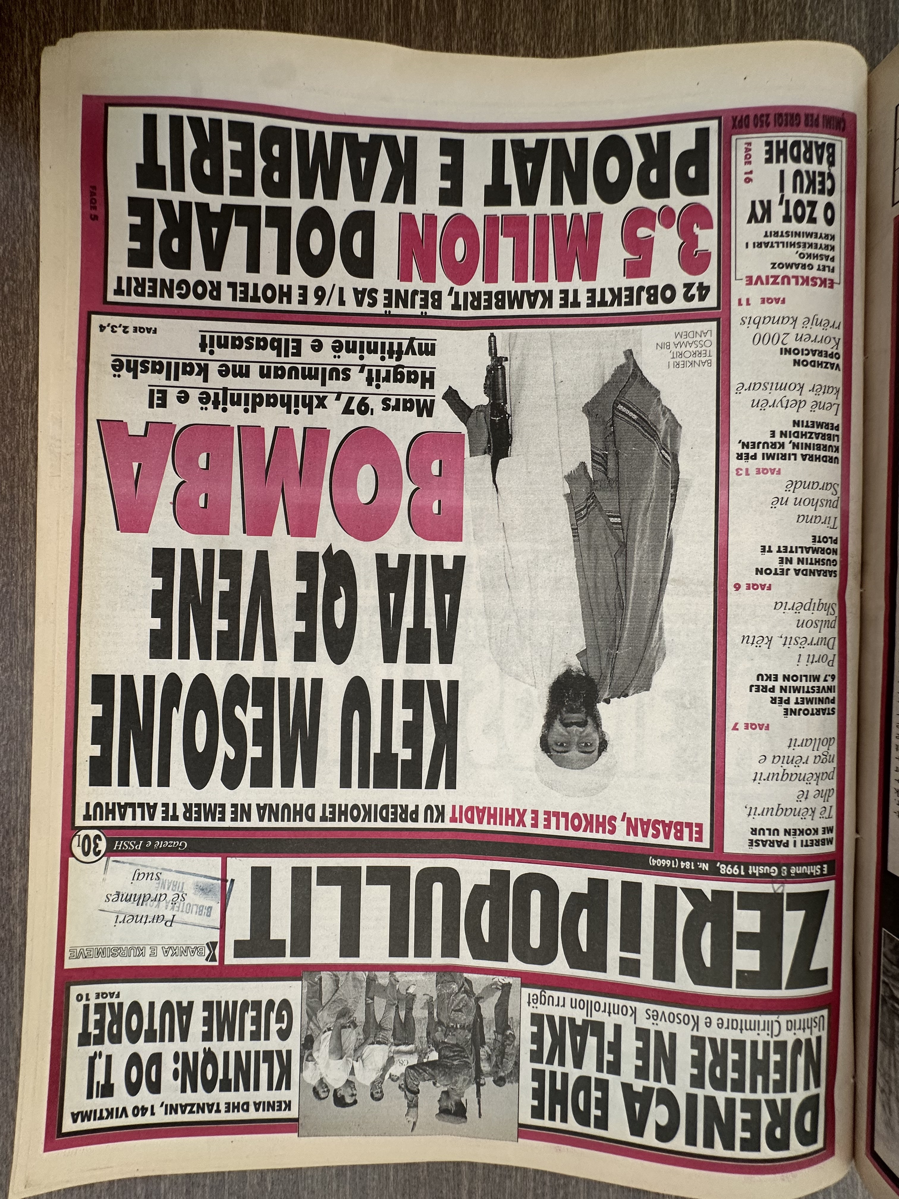Zëri i Popullit 1998-08-08