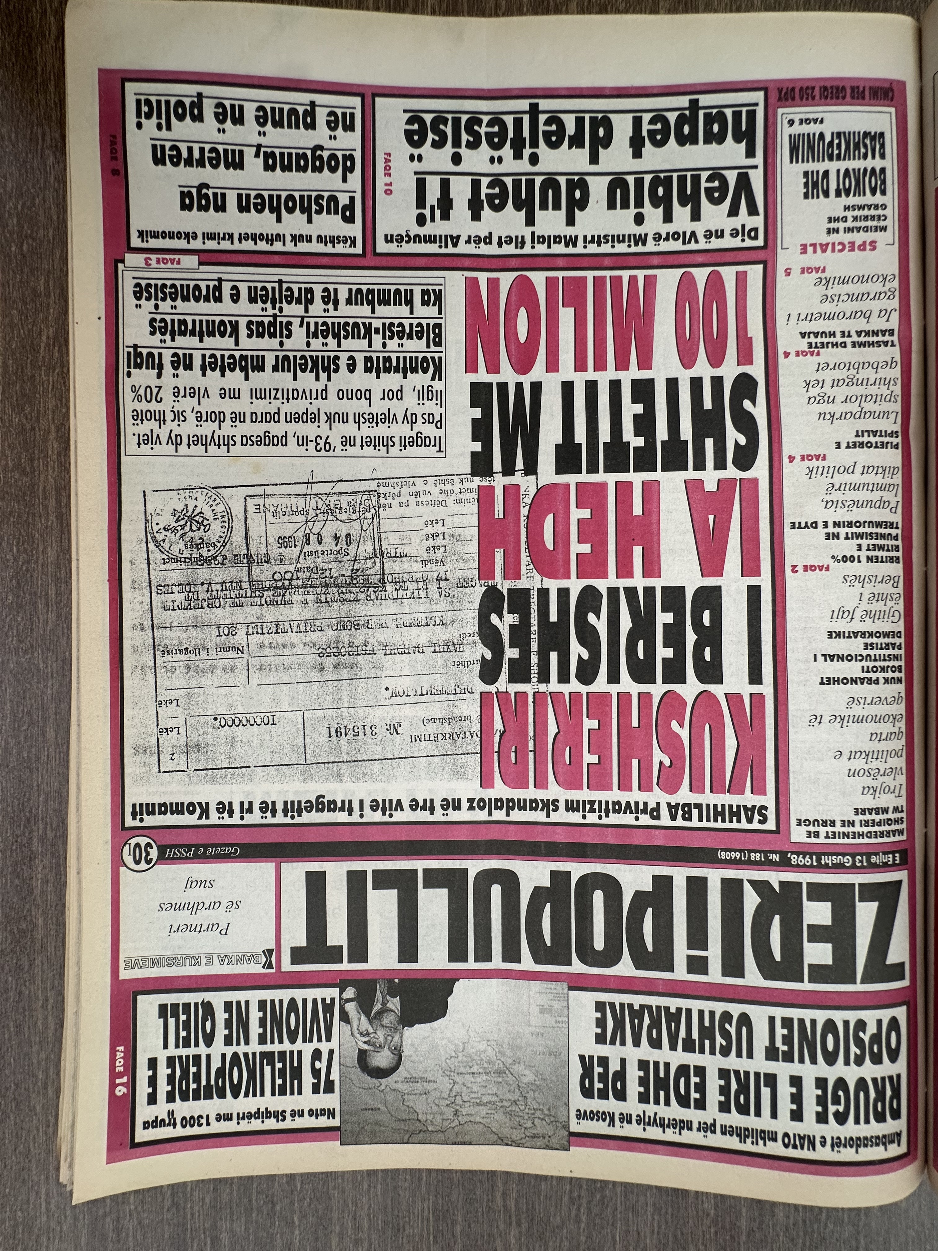 Zëri i Popullit 1998-08-13
