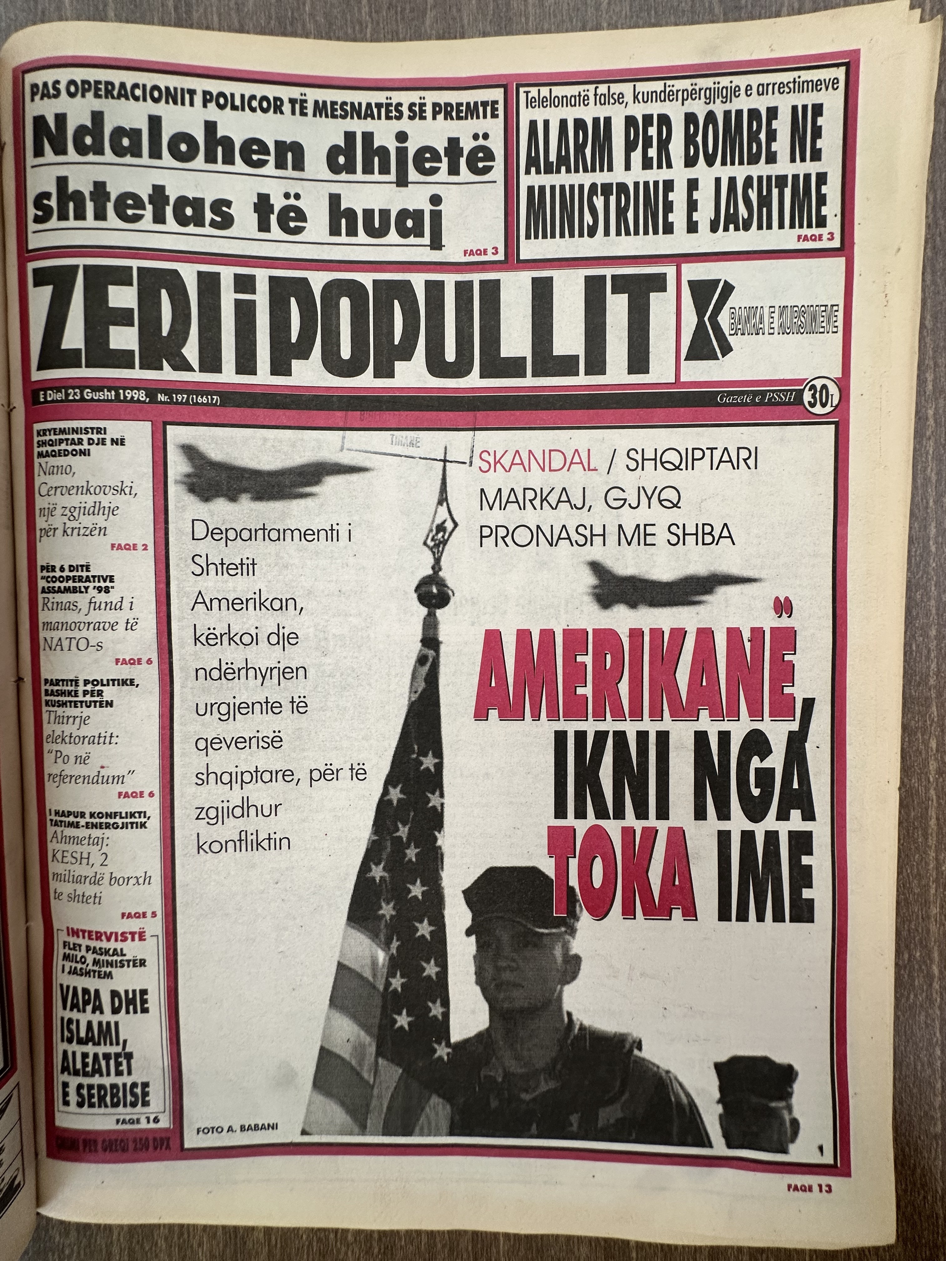 Zëri i Popullit 1998-08-23