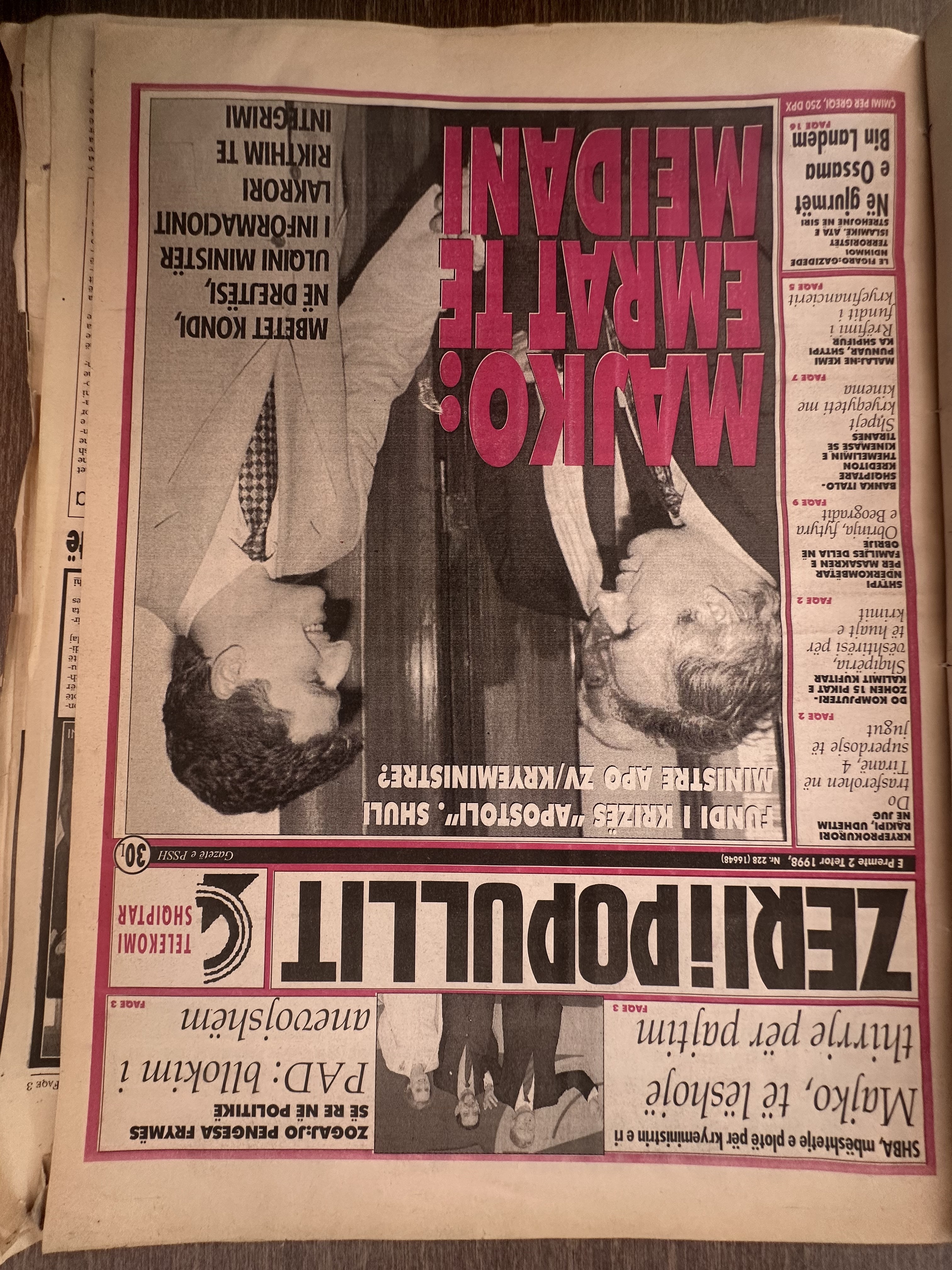 Zëri i Popullit 1998-10-02