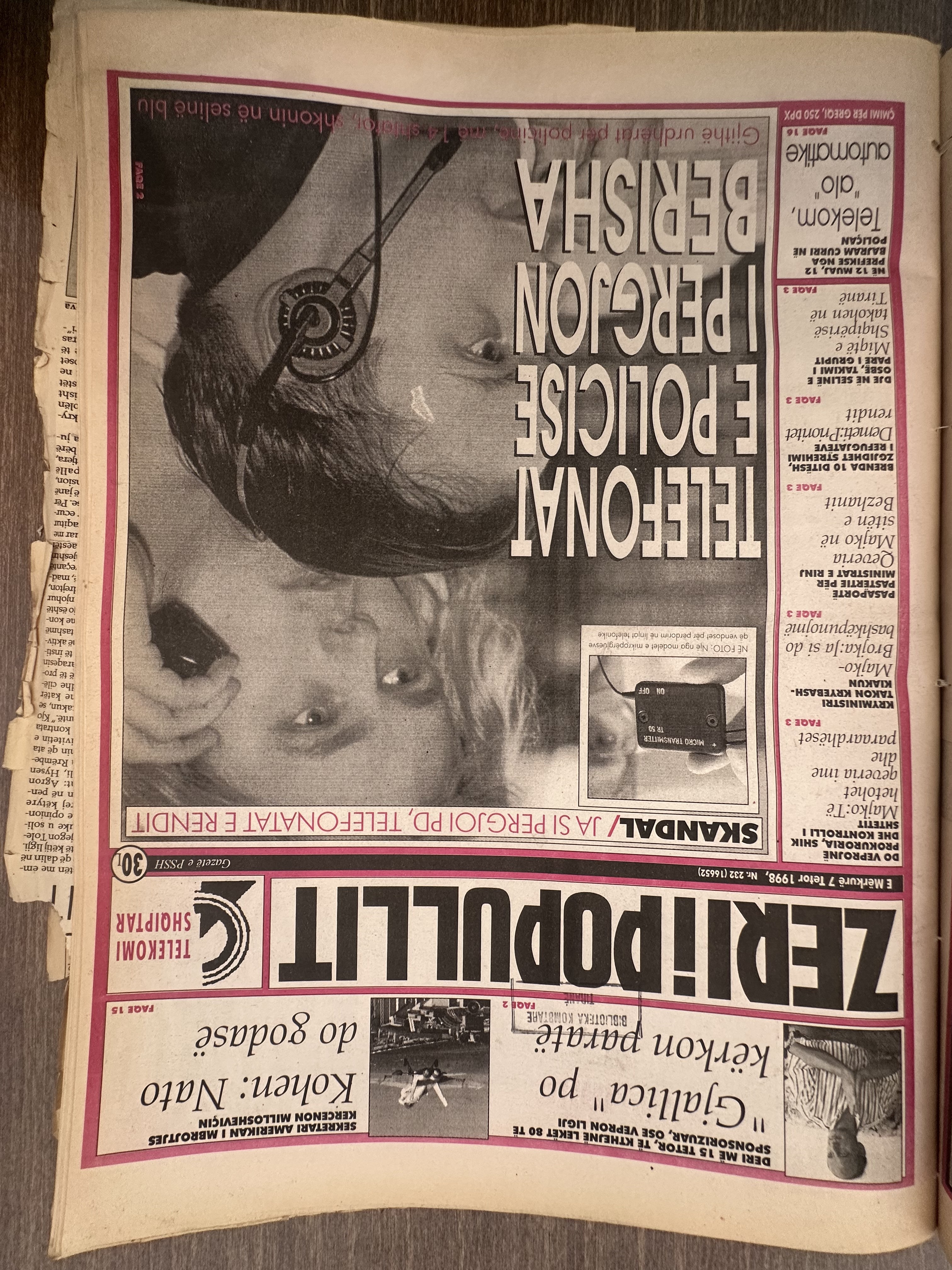 Zëri i Popullit 1998-10-07