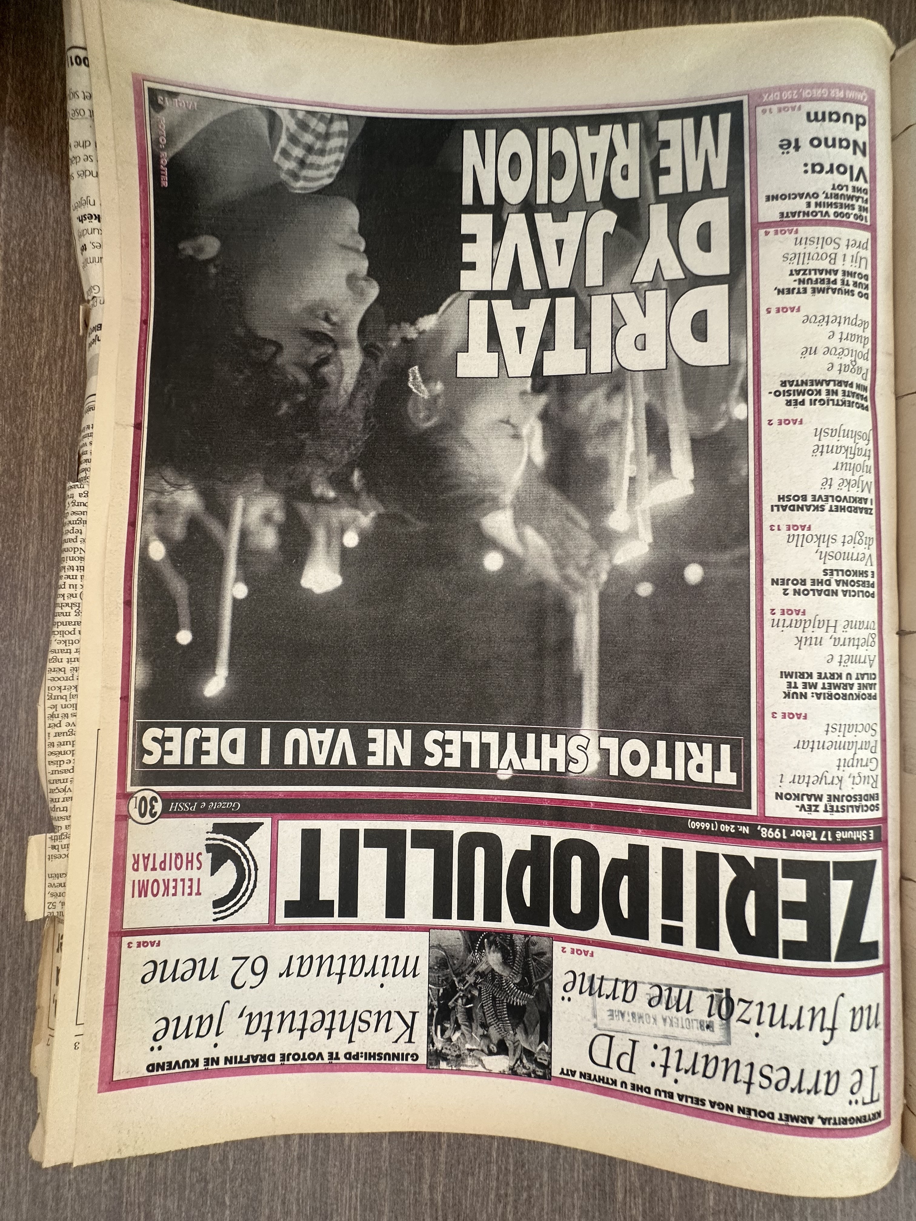 Zëri i Popullit 1998-10-17