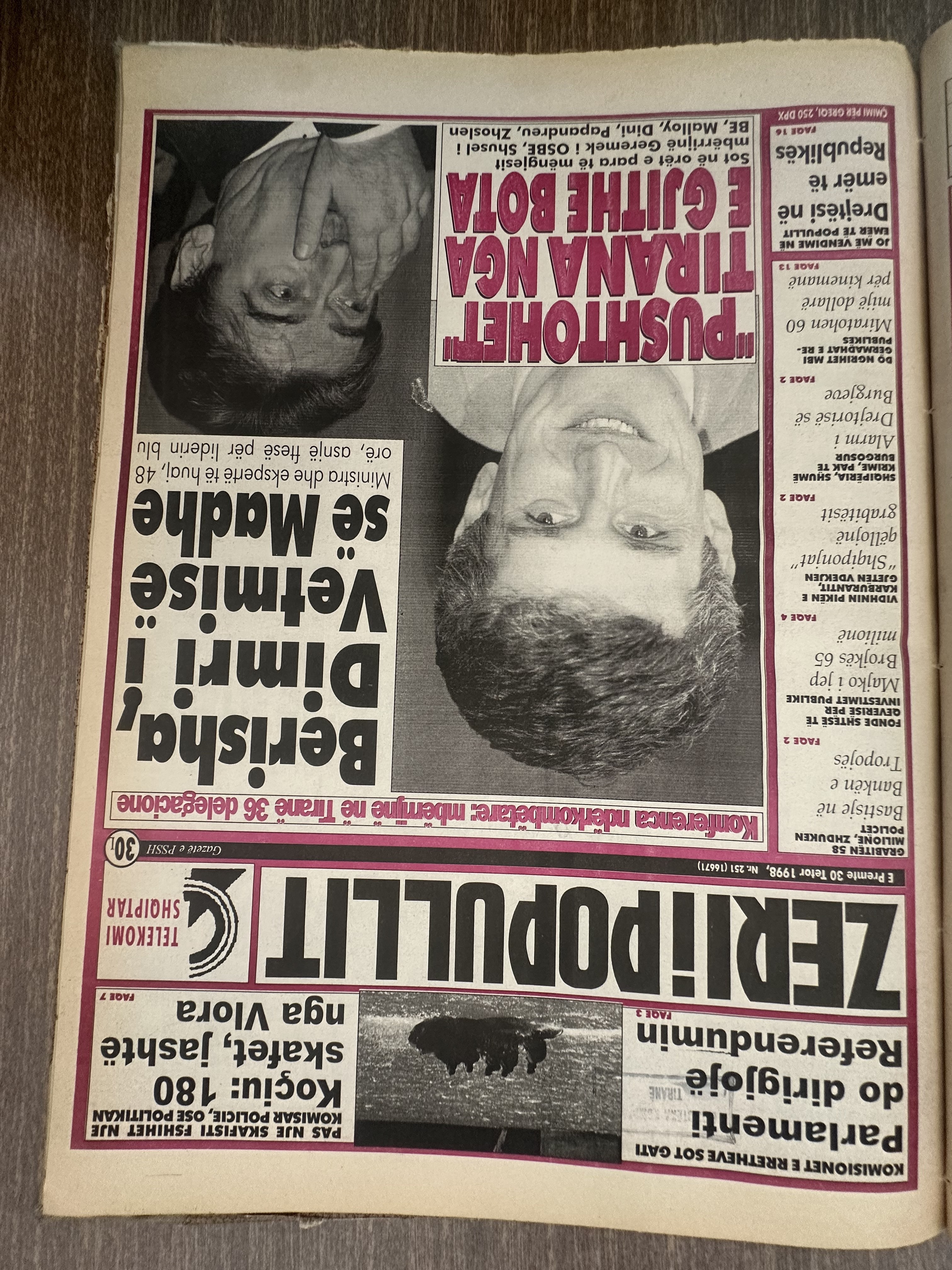 Zëri i Popullit 1998-10-30