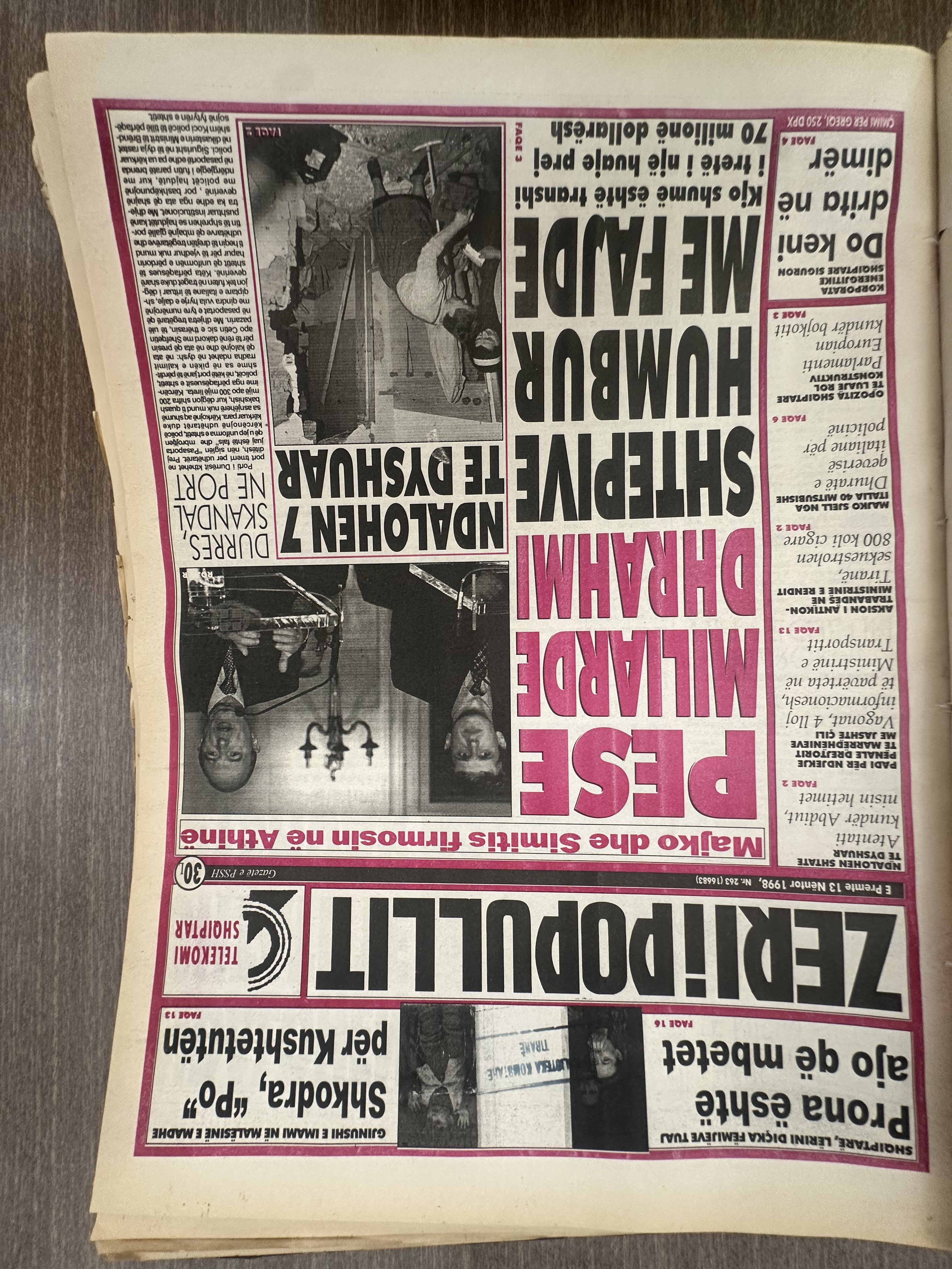 Zëri i Popullit 1998-11-13