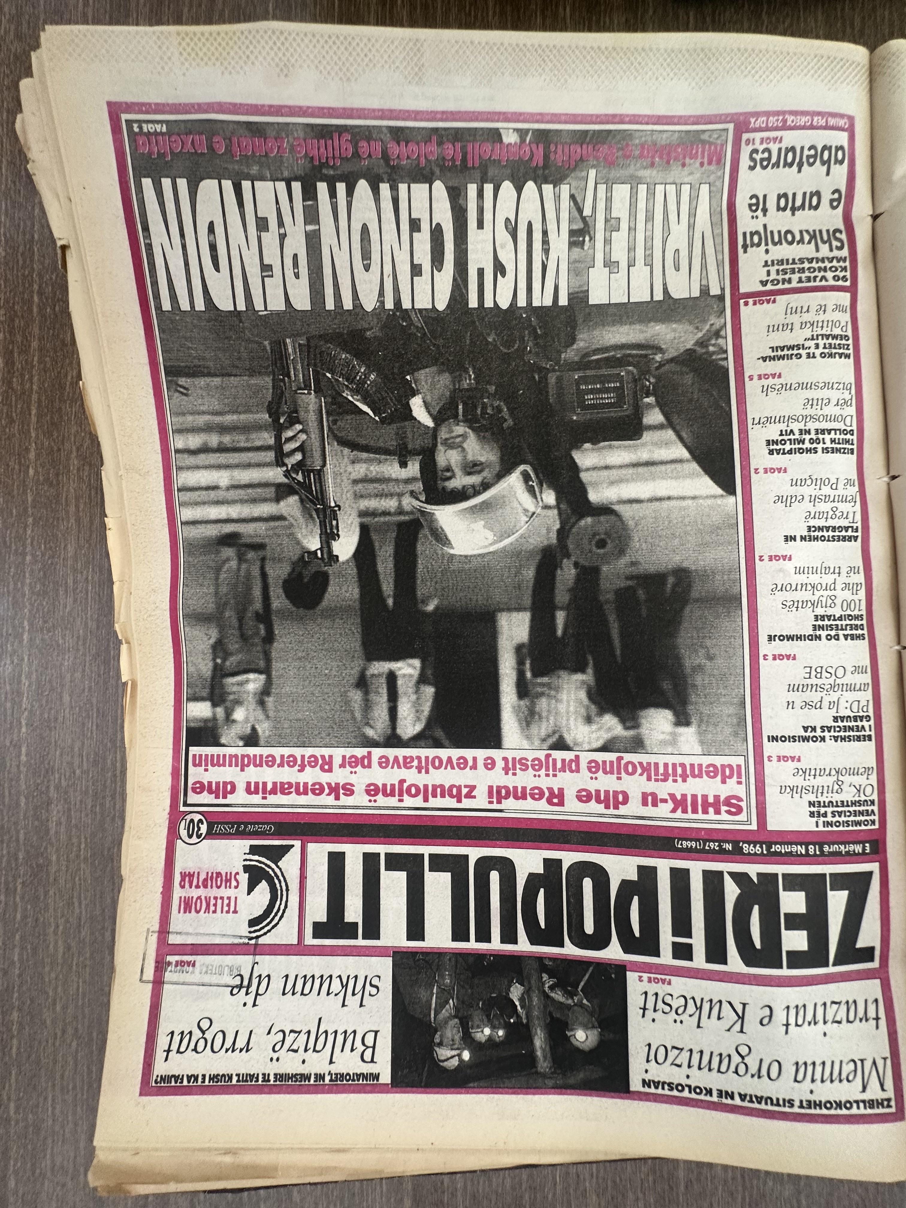 Zëri i Popullit 1998-11-18