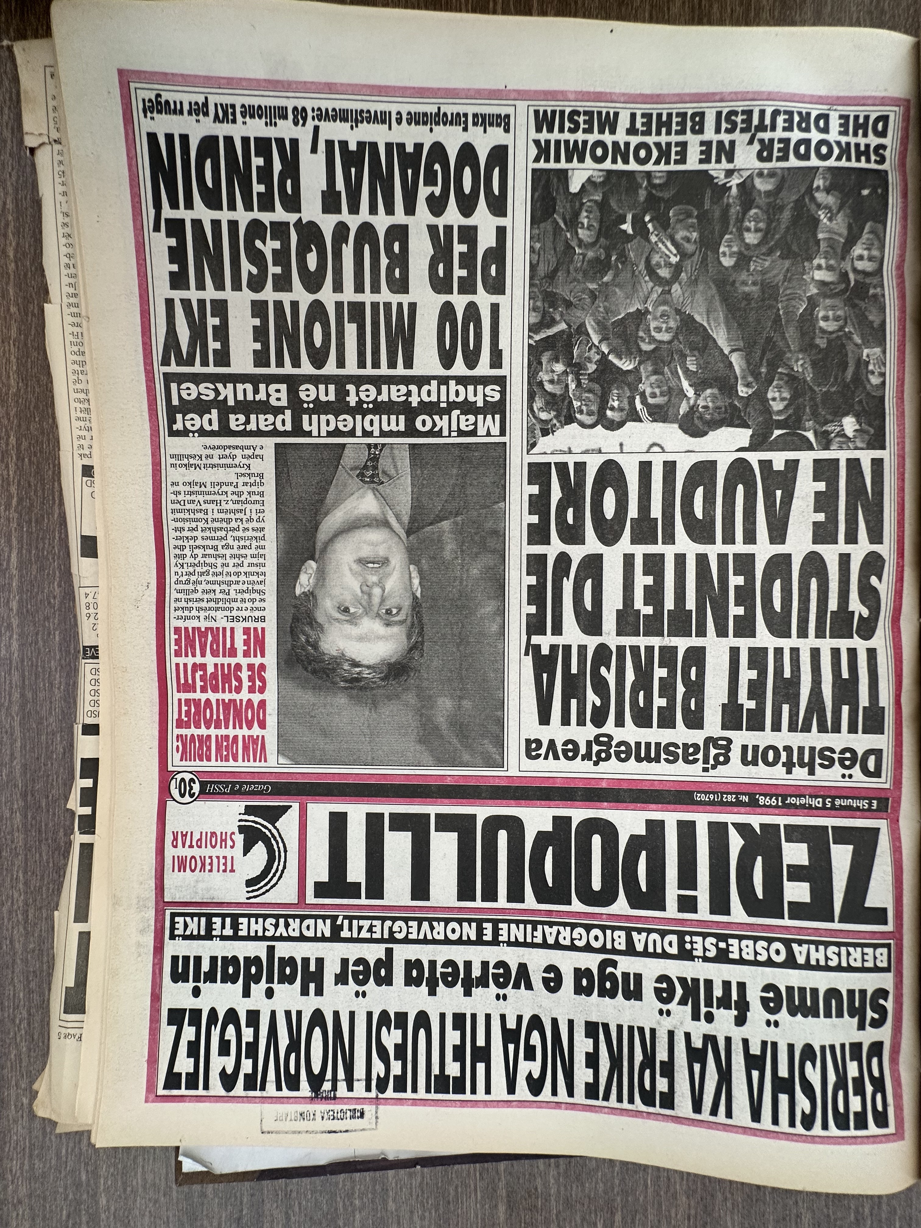 Zëri i Popullit 1998-12-05