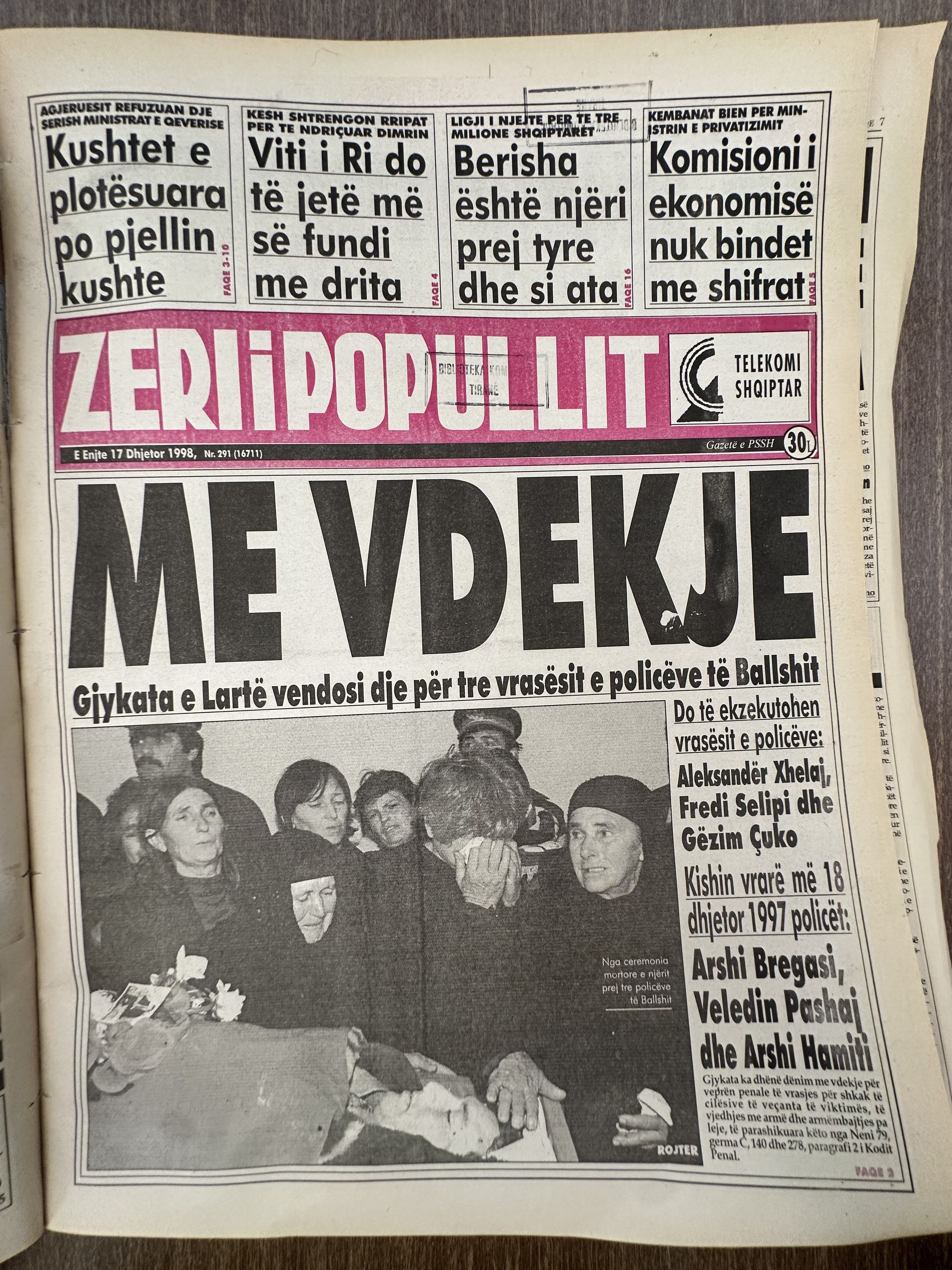 Zëri i Popullit 1998-12-17