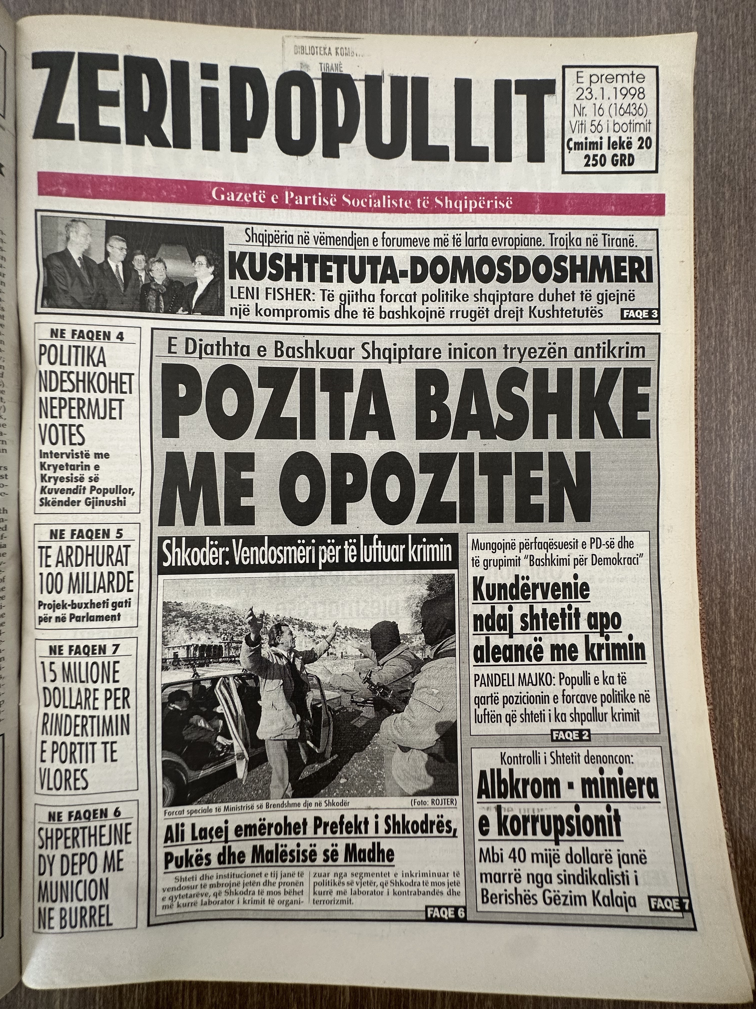Zëri i Popullit 1998-01-23