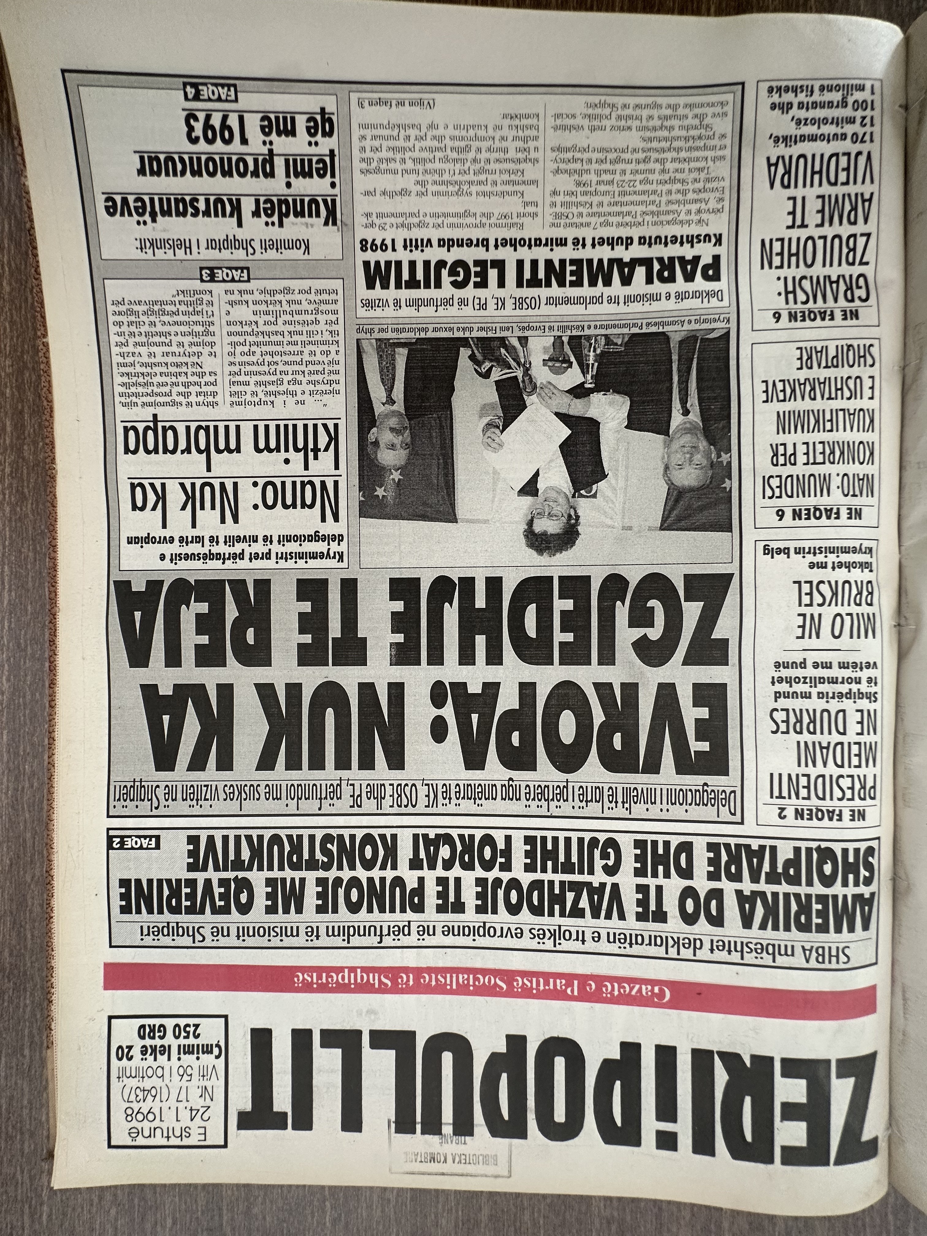 Zëri i Popullit 1998-01-24