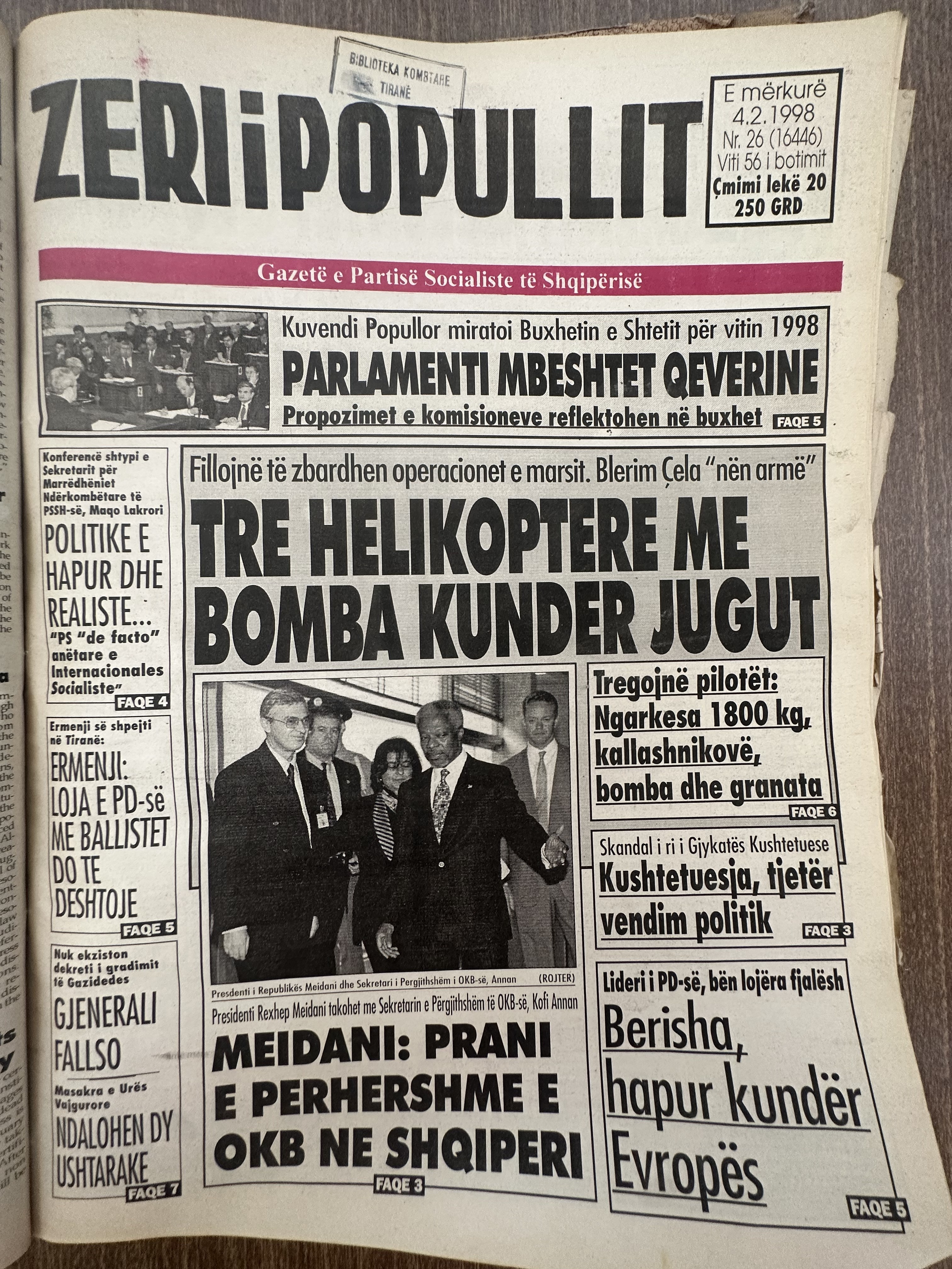 Zëri i Popullit 1998-02-04