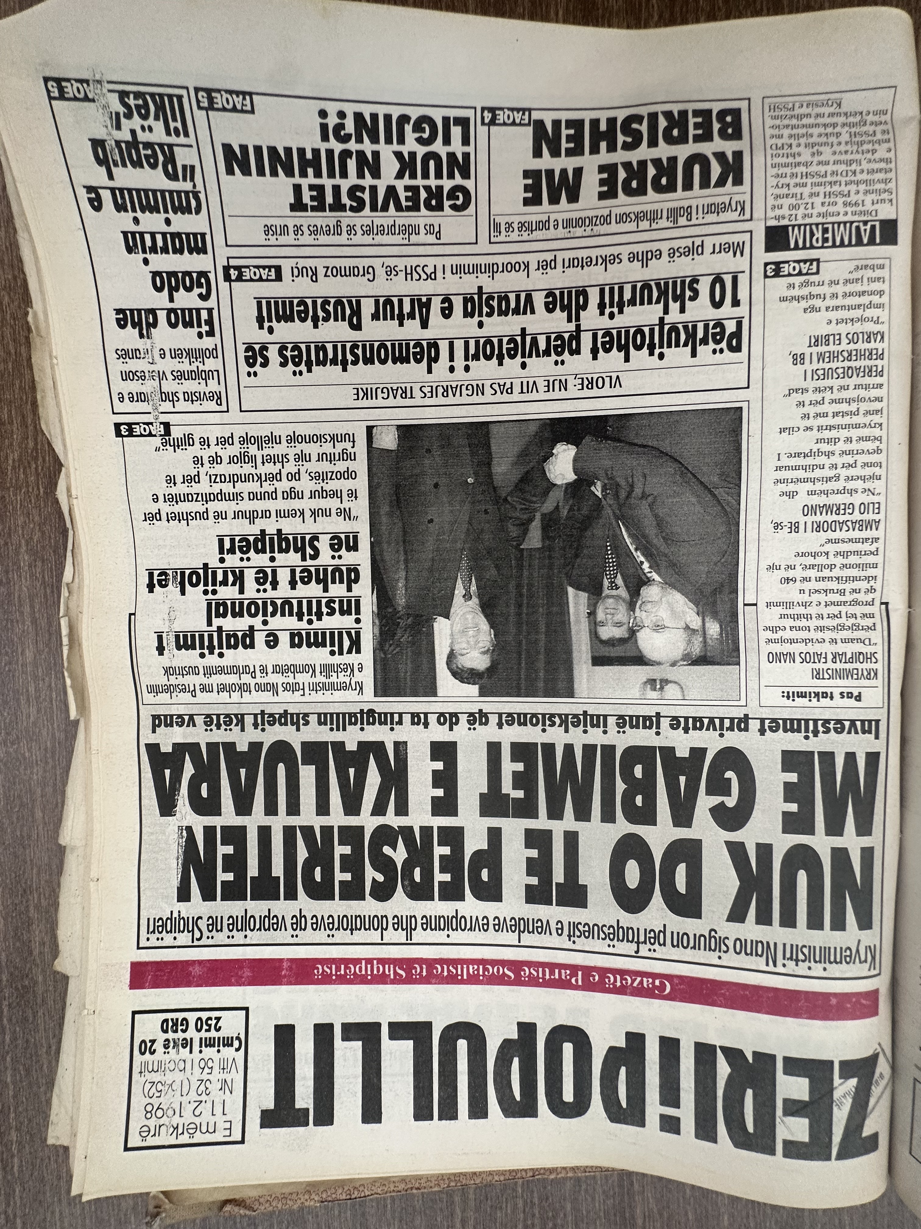 Zëri i Popullit 1998-02-11