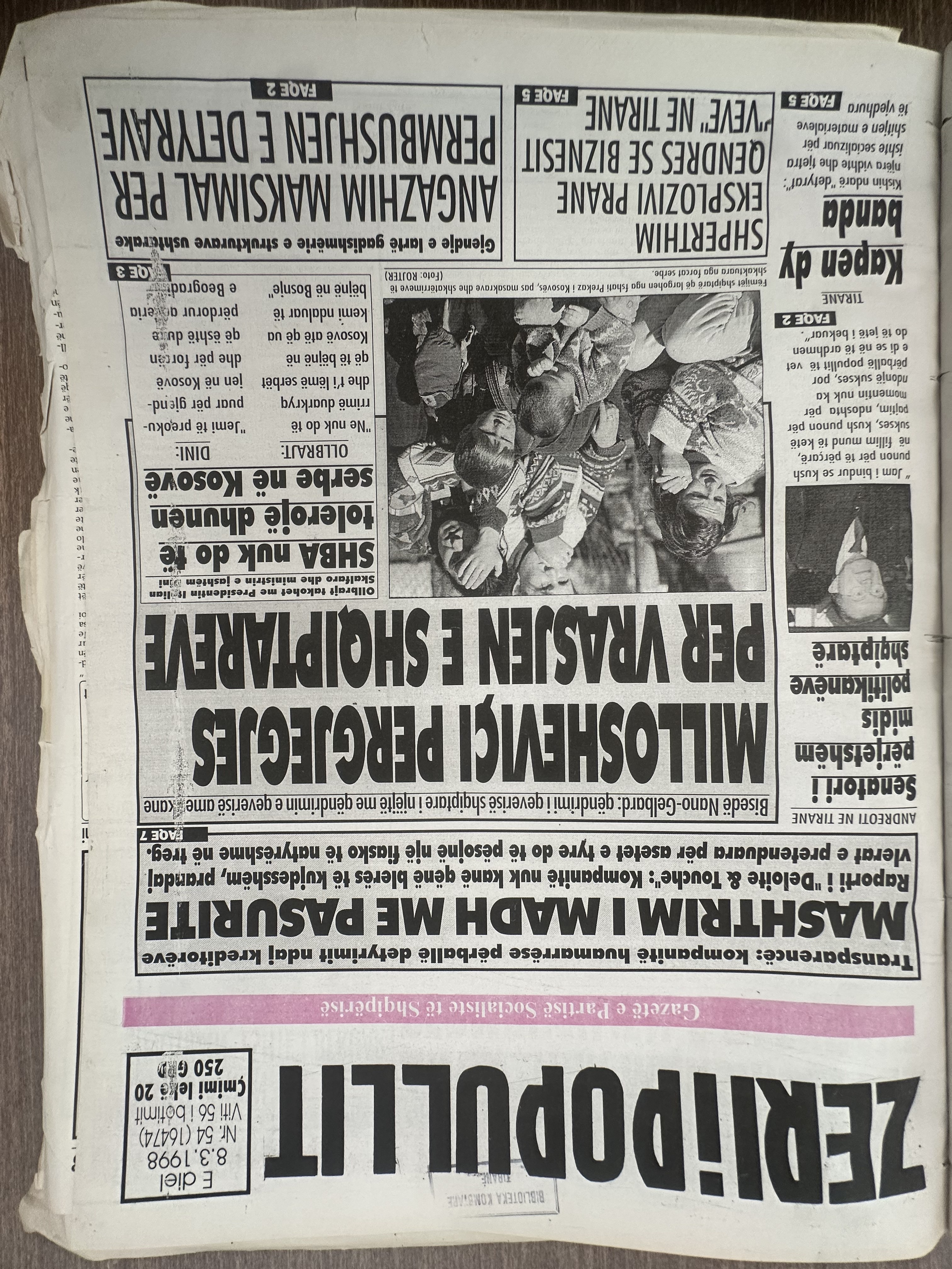 Zëri i Popullit 1998-03-08