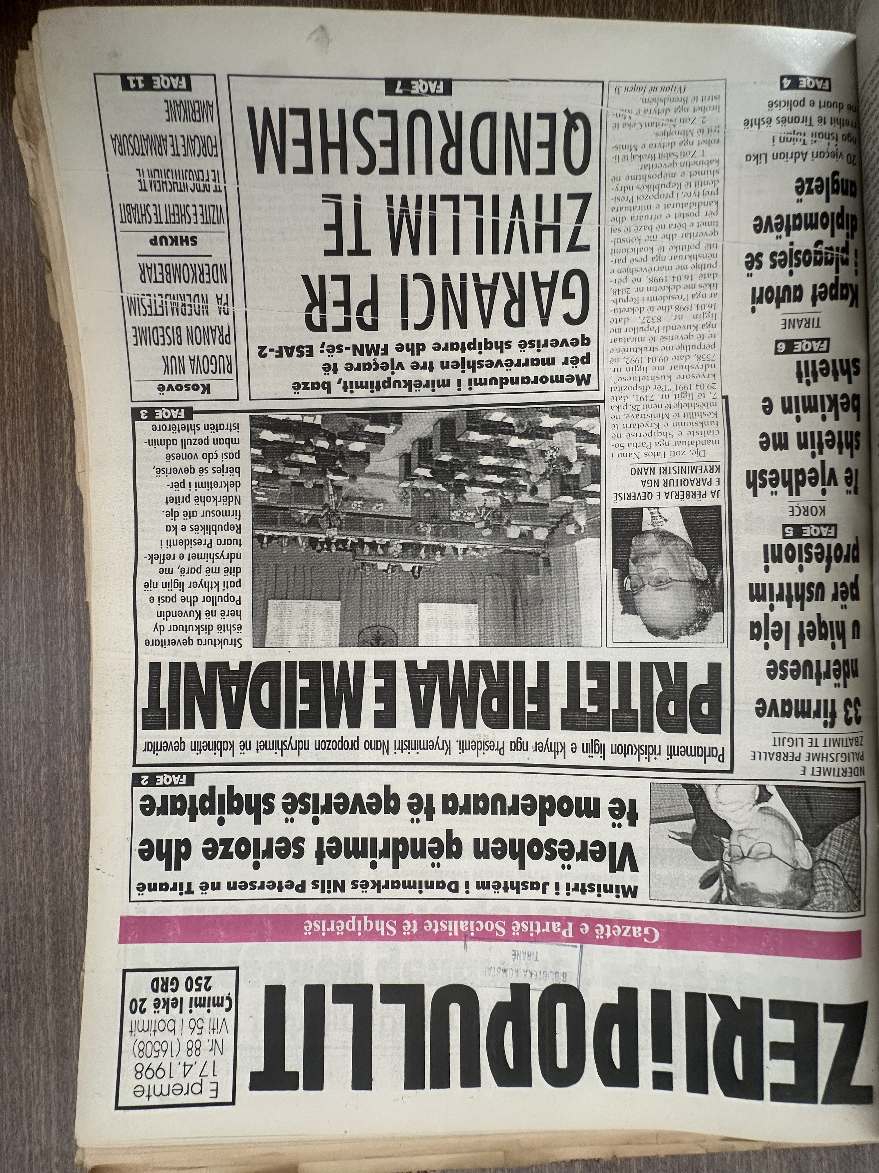 Zëri i Popullit 1998-04-17
