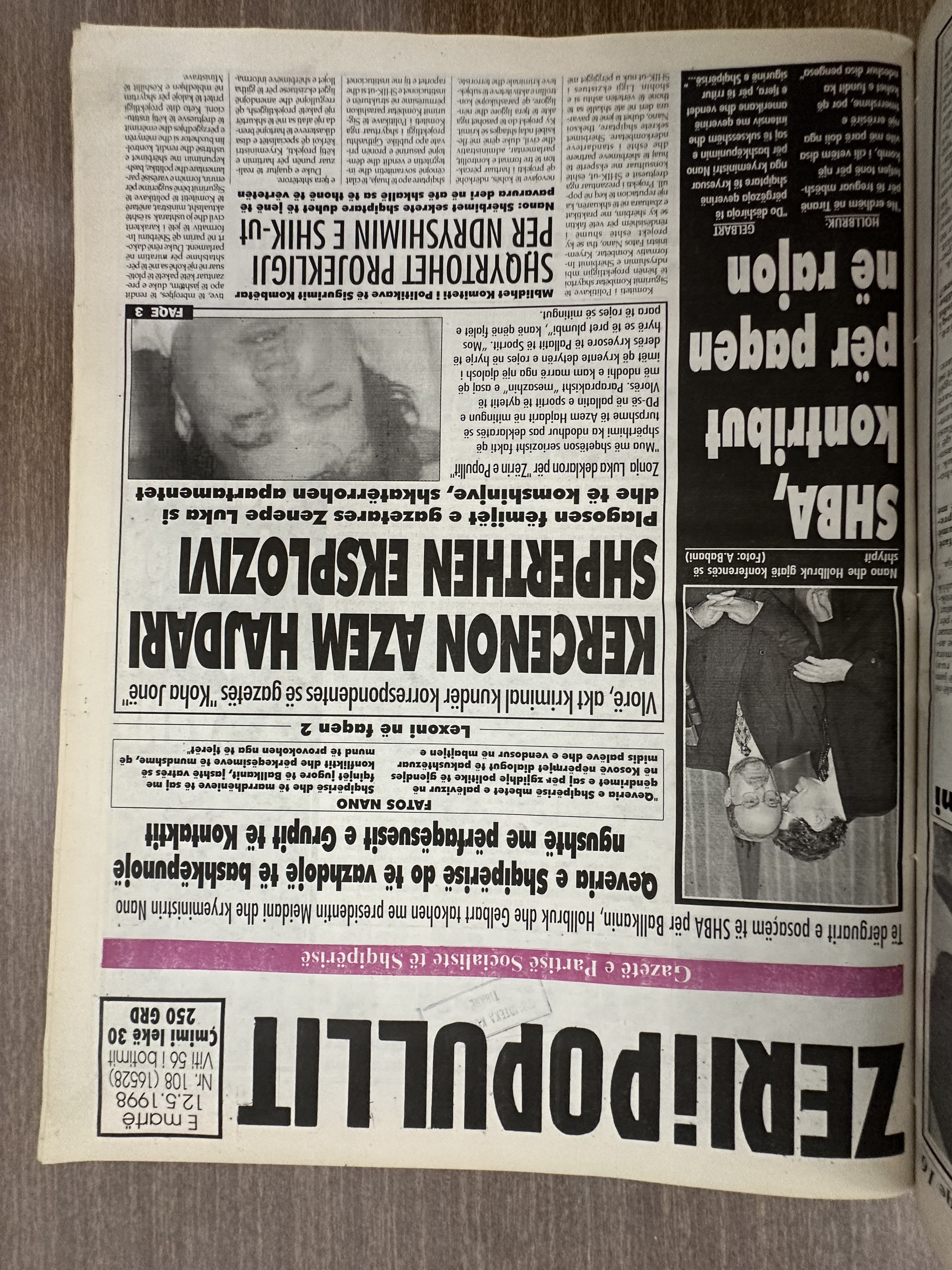 Zëri i Popullit 1998-05-12