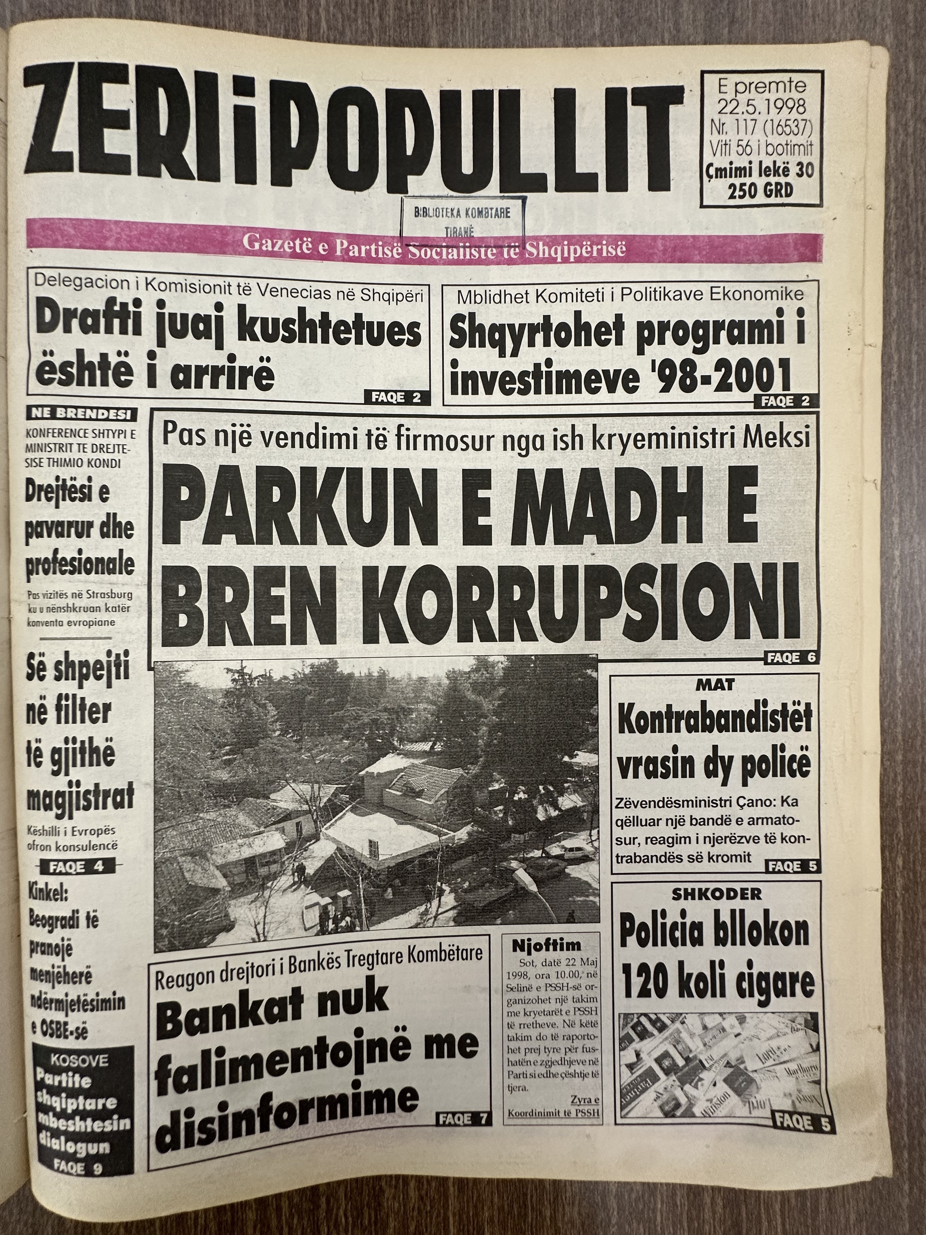 Zëri i Popullit 1998-05-22