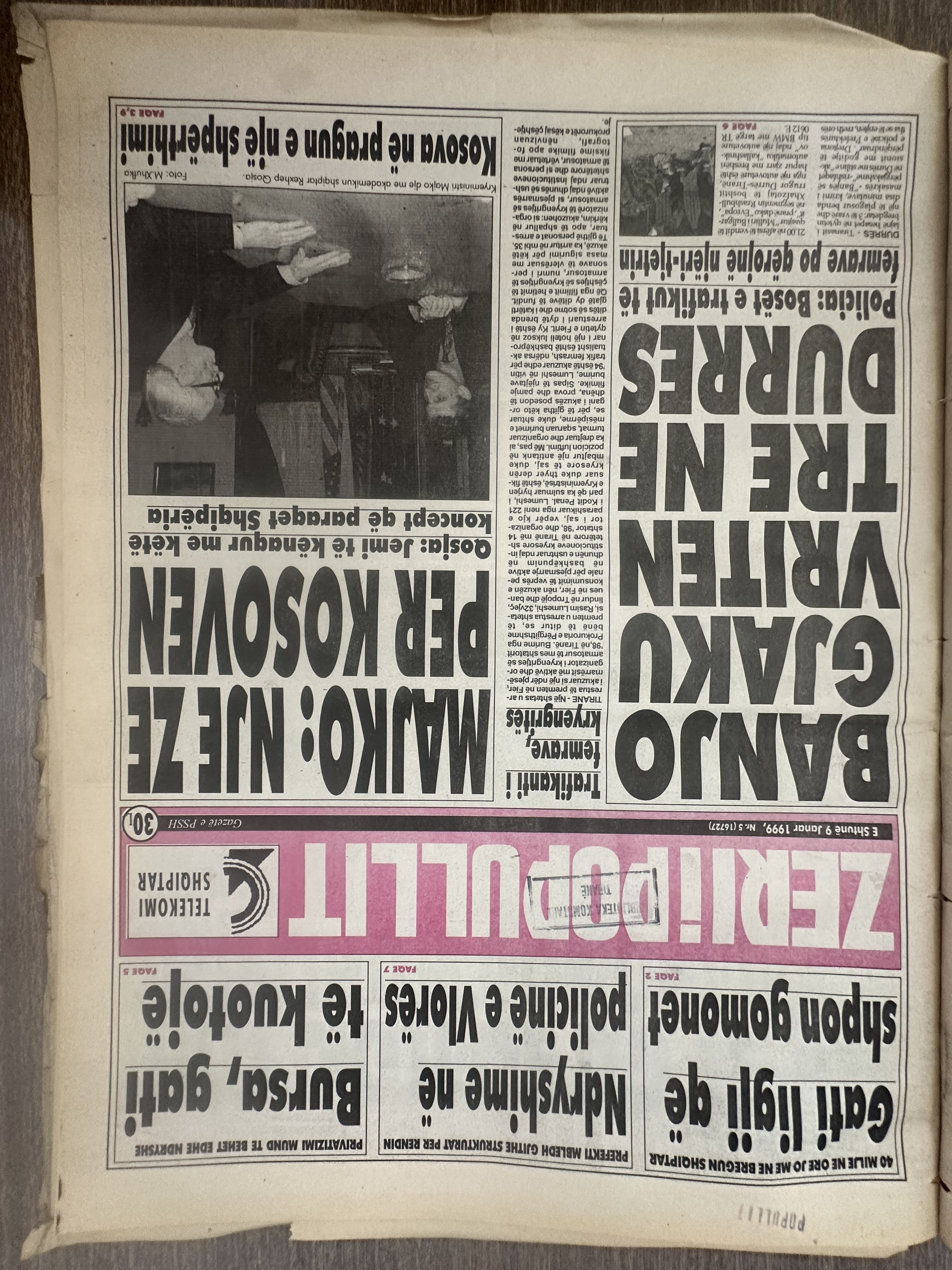 Zëri i Popullit 1999-01-09