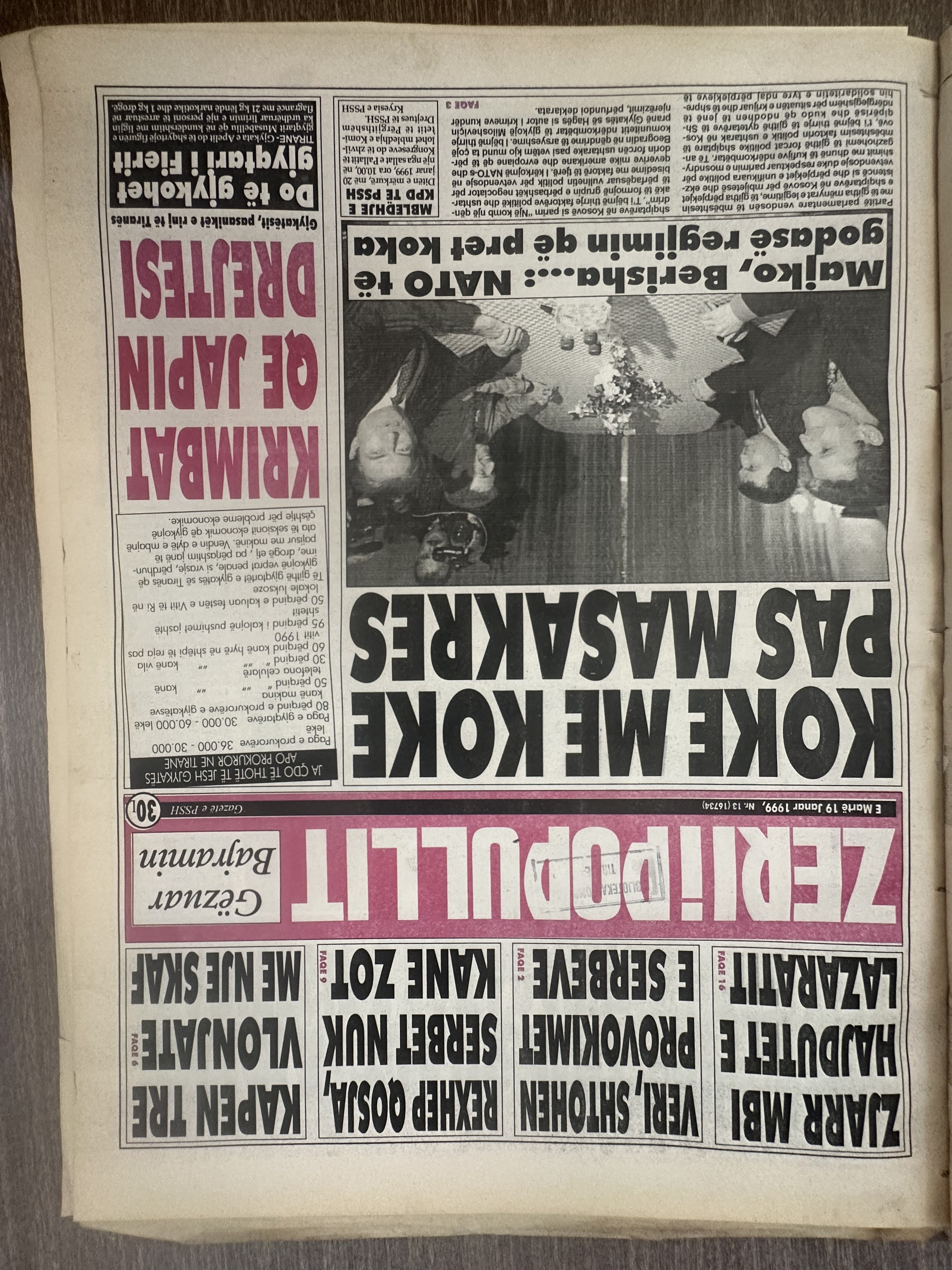 Zëri i Popullit 1999-01-19