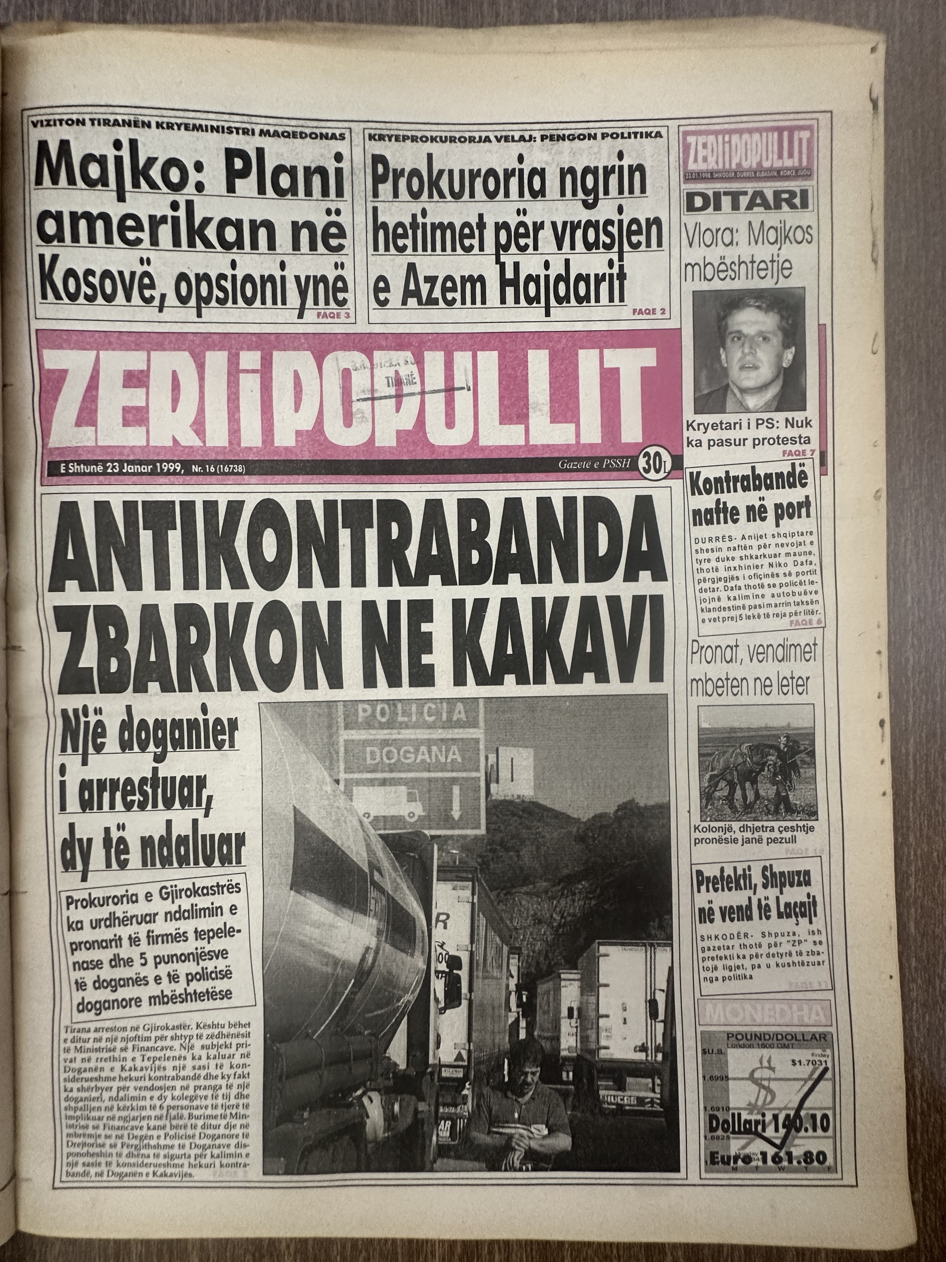 Zëri i Popullit 1999-01-23